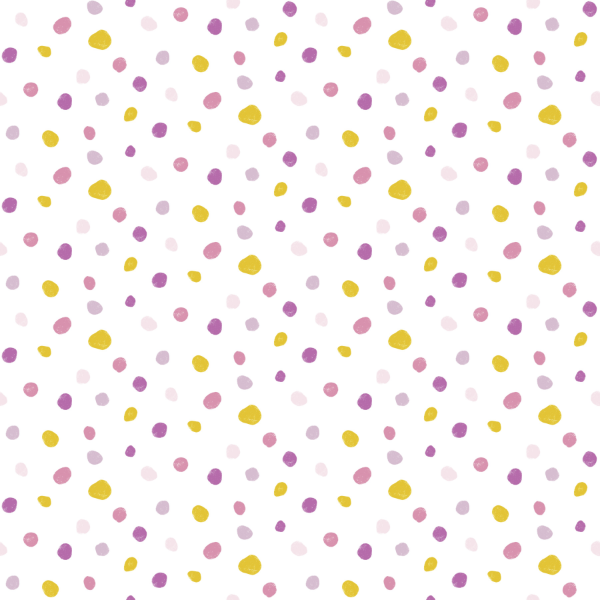 Bio Stoff - Konfetti rosa