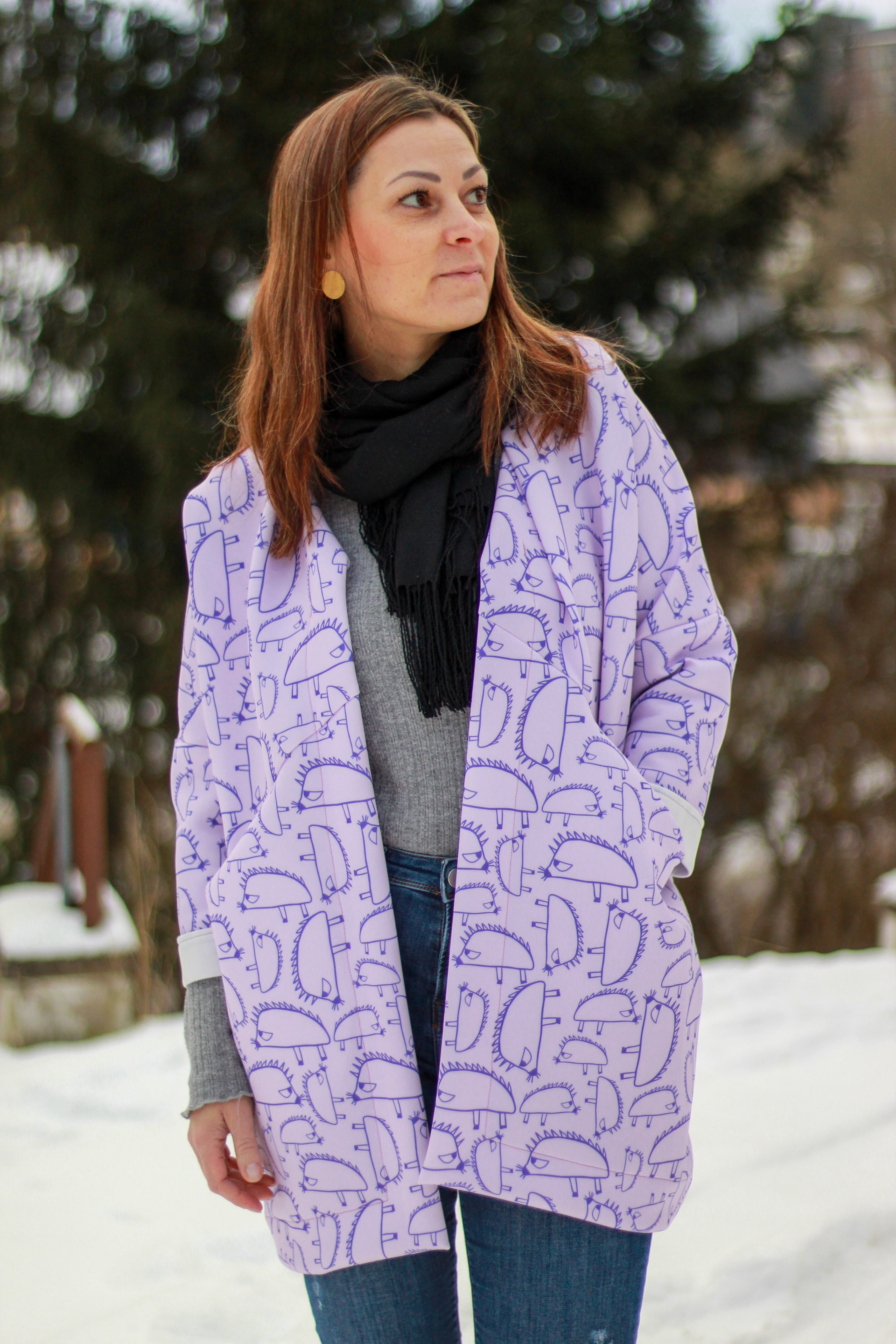 Bio Stoff  - Grimmi flieder