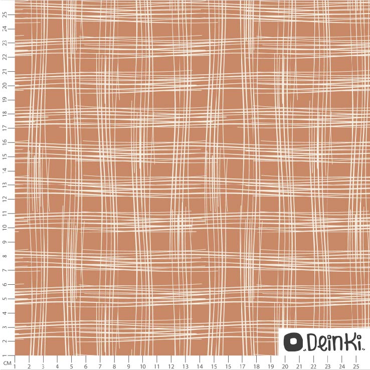 Bio Webware Stoff - Karos mit Textur Braun - Deinki, braun, kariert, 100% Bio-Baumwolle Bio Webware Stoff - Karos mit Textur Braun - Deinki, braun, kariert, 100% Bio-Baumwolle