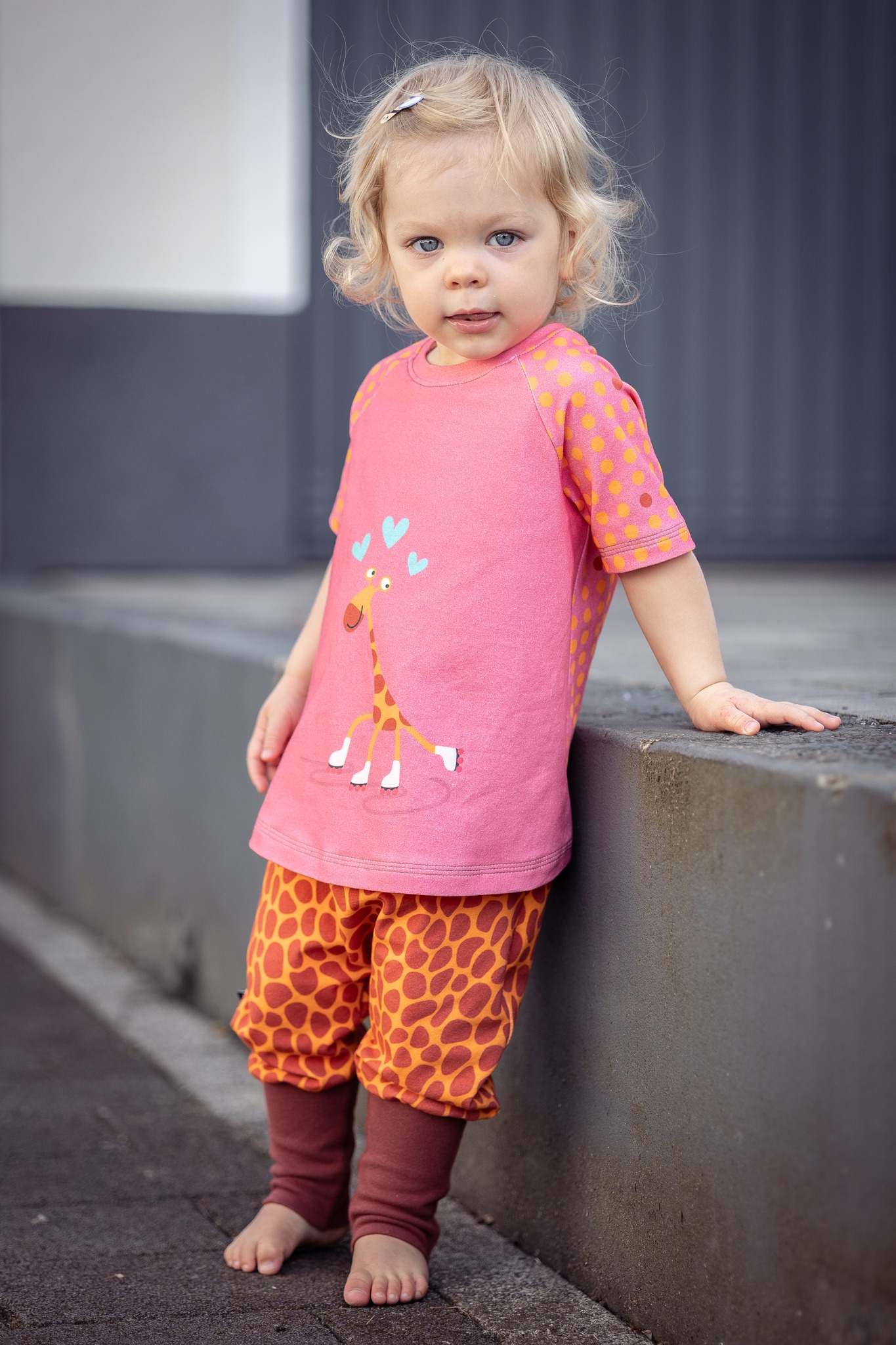 Bio Webware Stoff  -  50 cm Panel Rollf  - Fummelhummel, Tiere, blau, grün, 100% Bio-Baumwolle