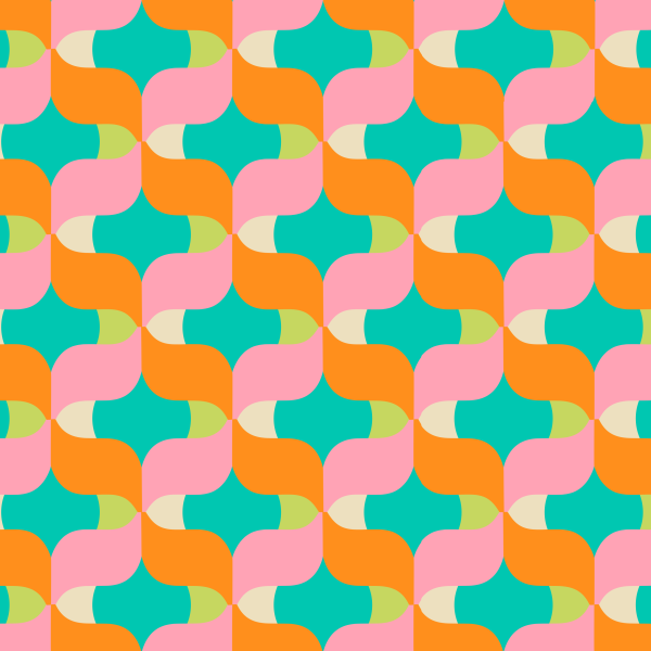 Organic fabric  - DingDong orange