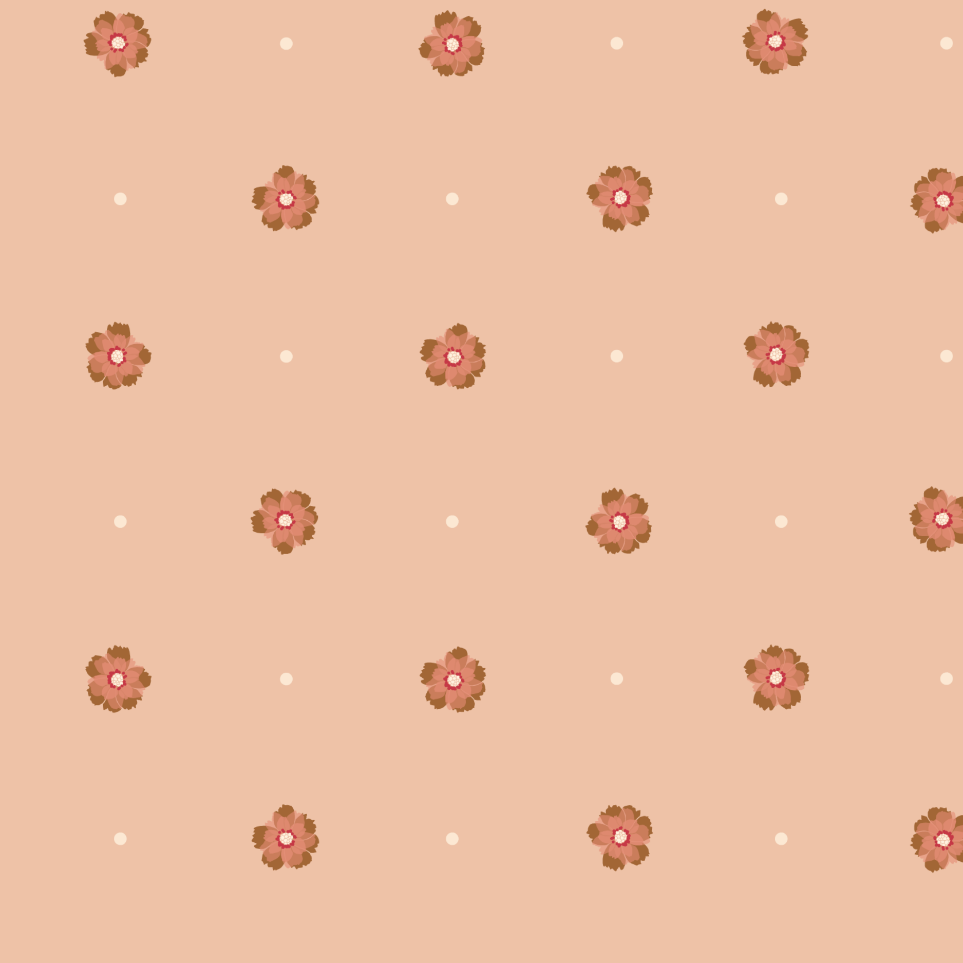 Organuc fabric - Summer Nostalgia Floret