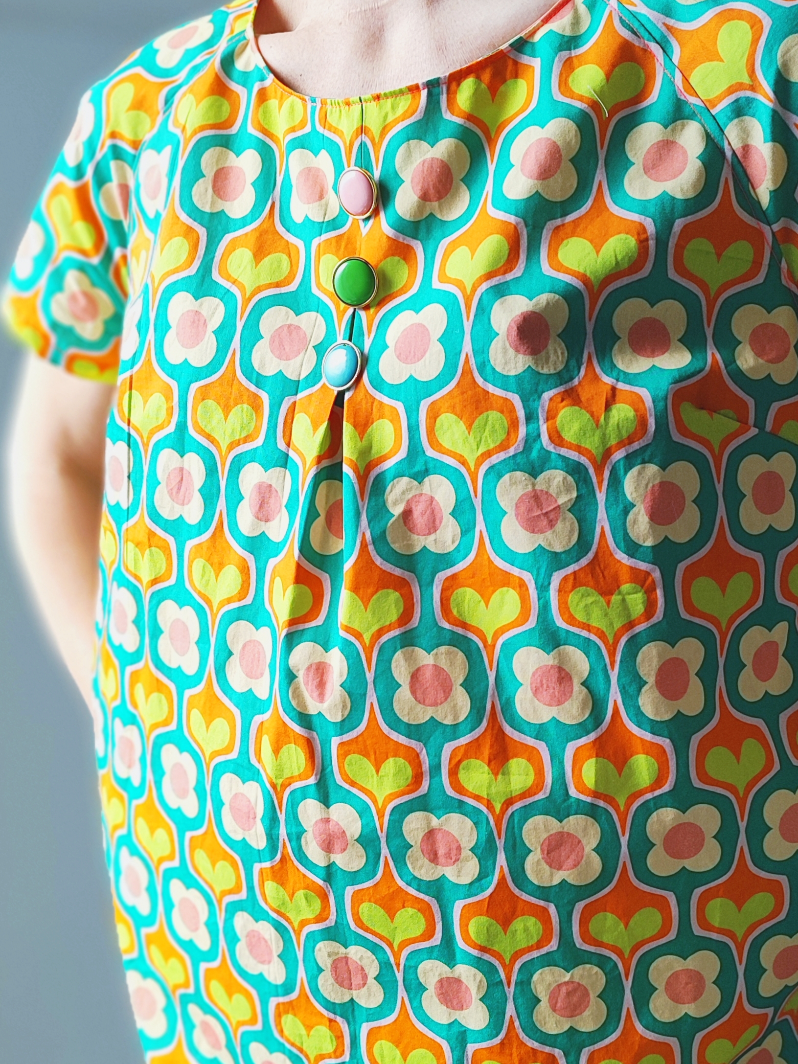 Organic fabric  - Kokkolores beige