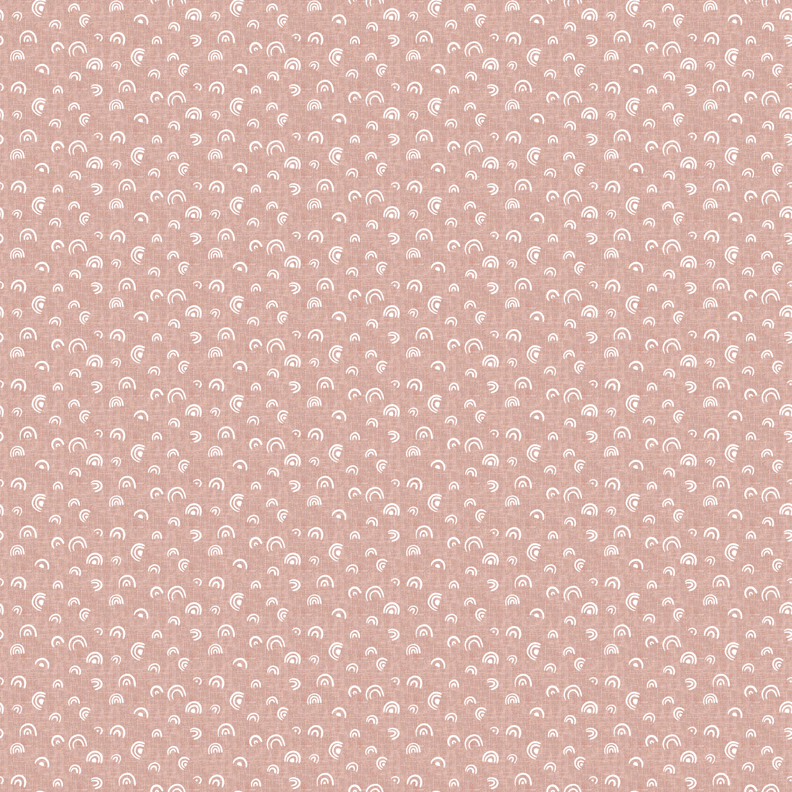 Bio Fabric - Small Arches Dusty Pink by misspeppels in pink
