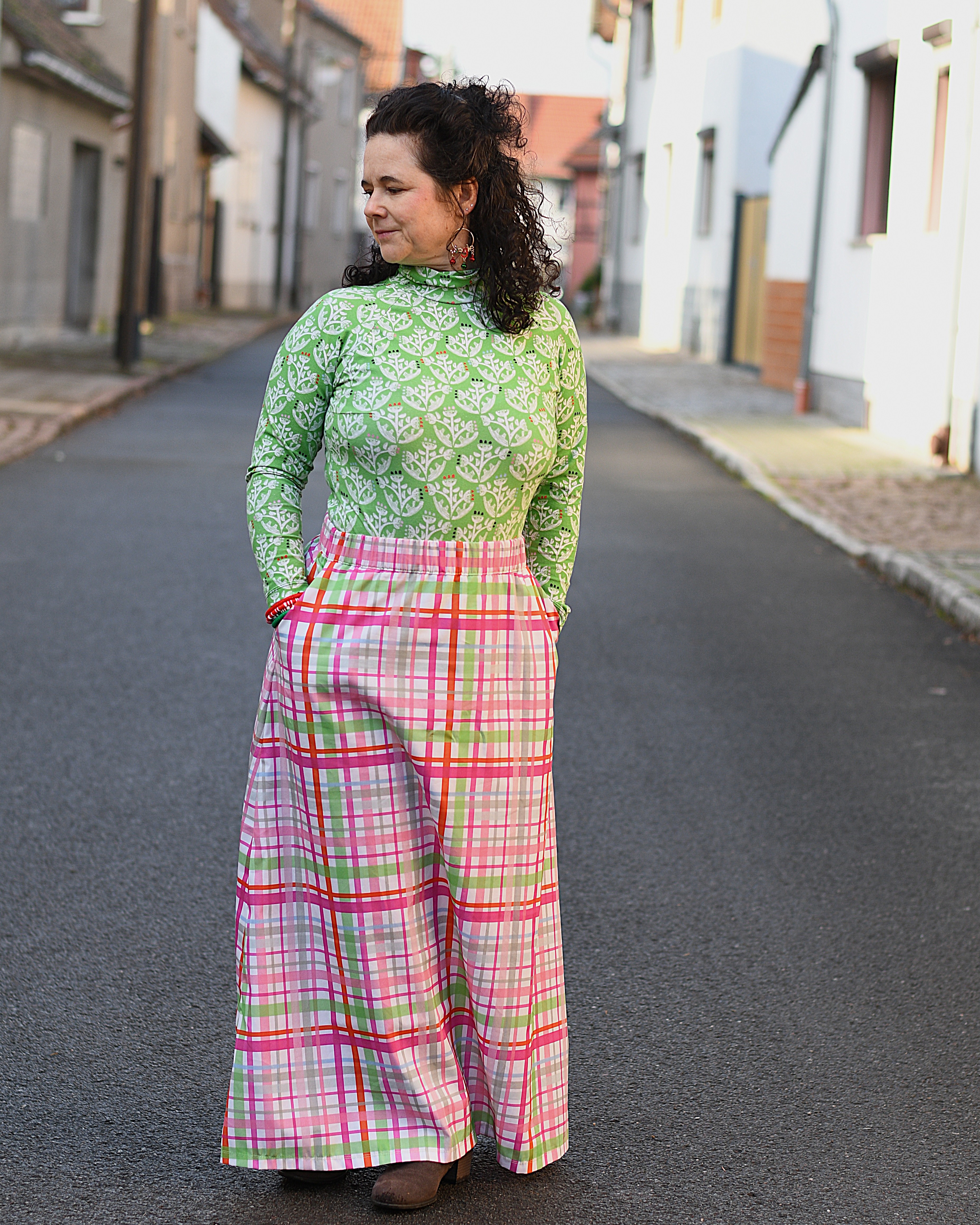 Bio Stoff - Colorful Christmas Tartan 