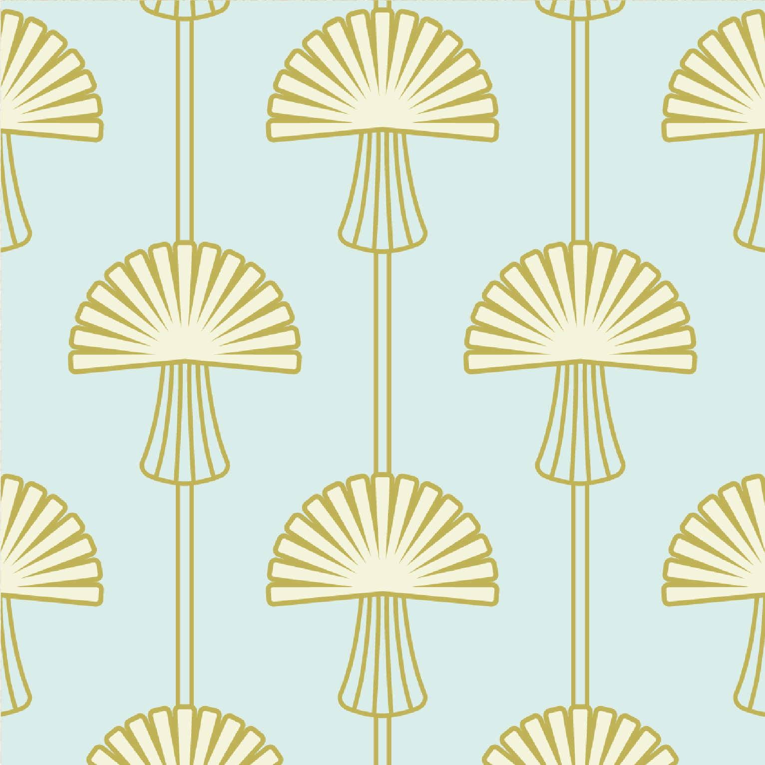 Organic fabric  -  Löwenzahnversatz blue