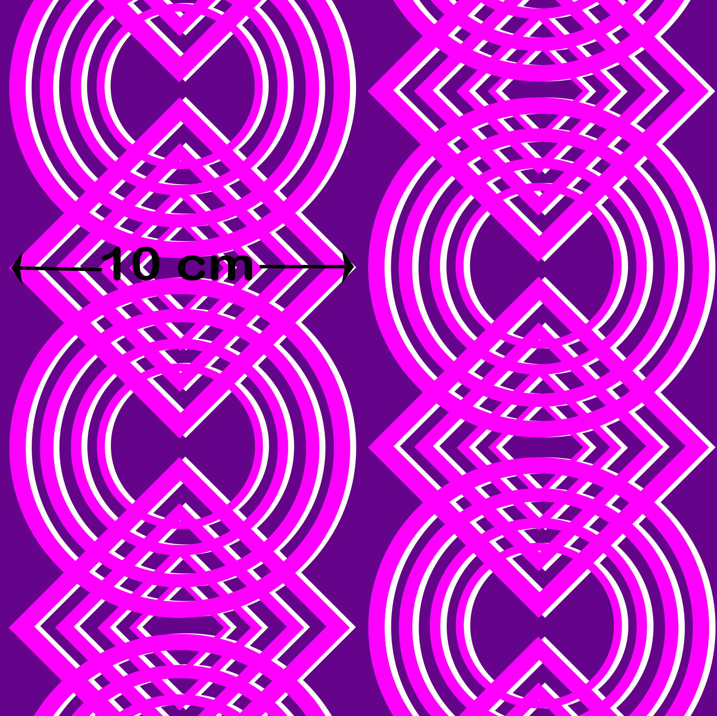 Bio Webware Stoff  -  Circles and Squares Purple Klein  - KimbusMom, lila, 100% Bio-Baumwolle