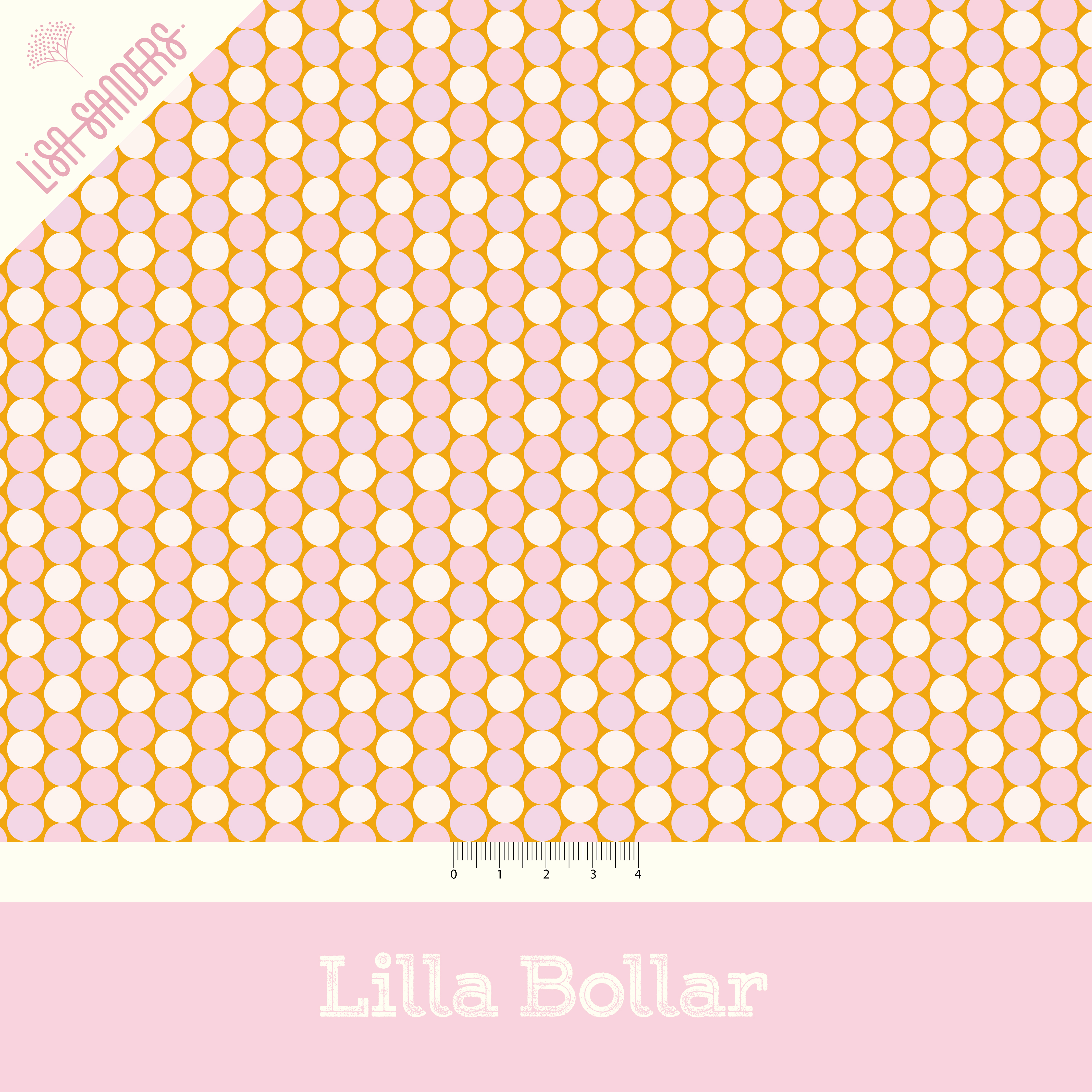 Bio Stoff  - Lilla Bollar- LisaSanders, orange, Punkte