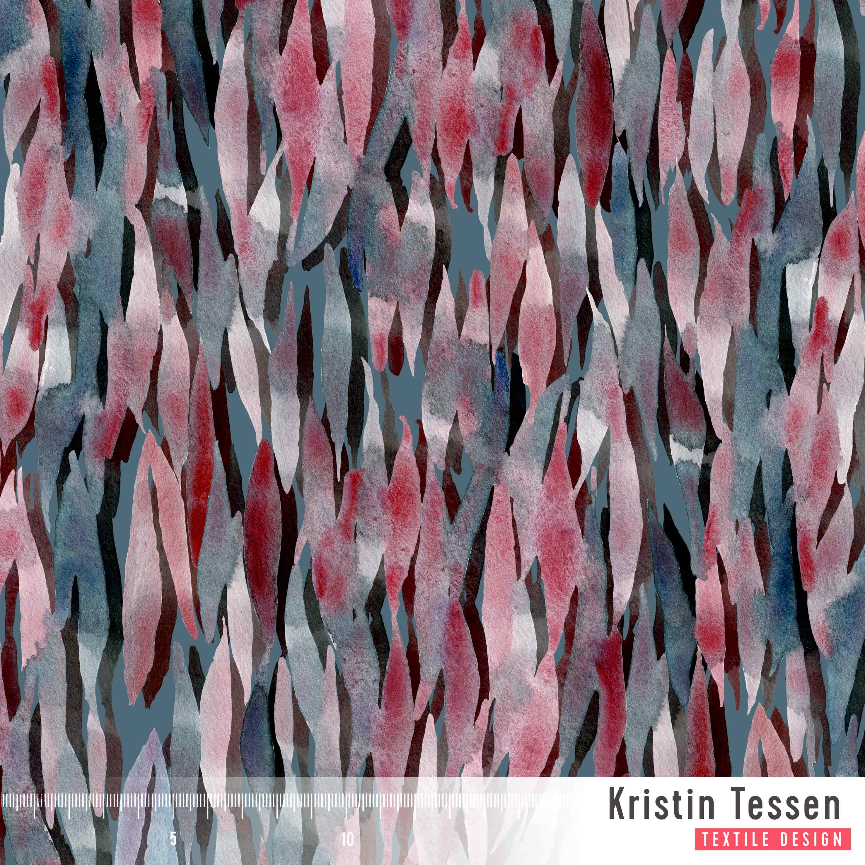 Organic Fabric - Wildstripes gray