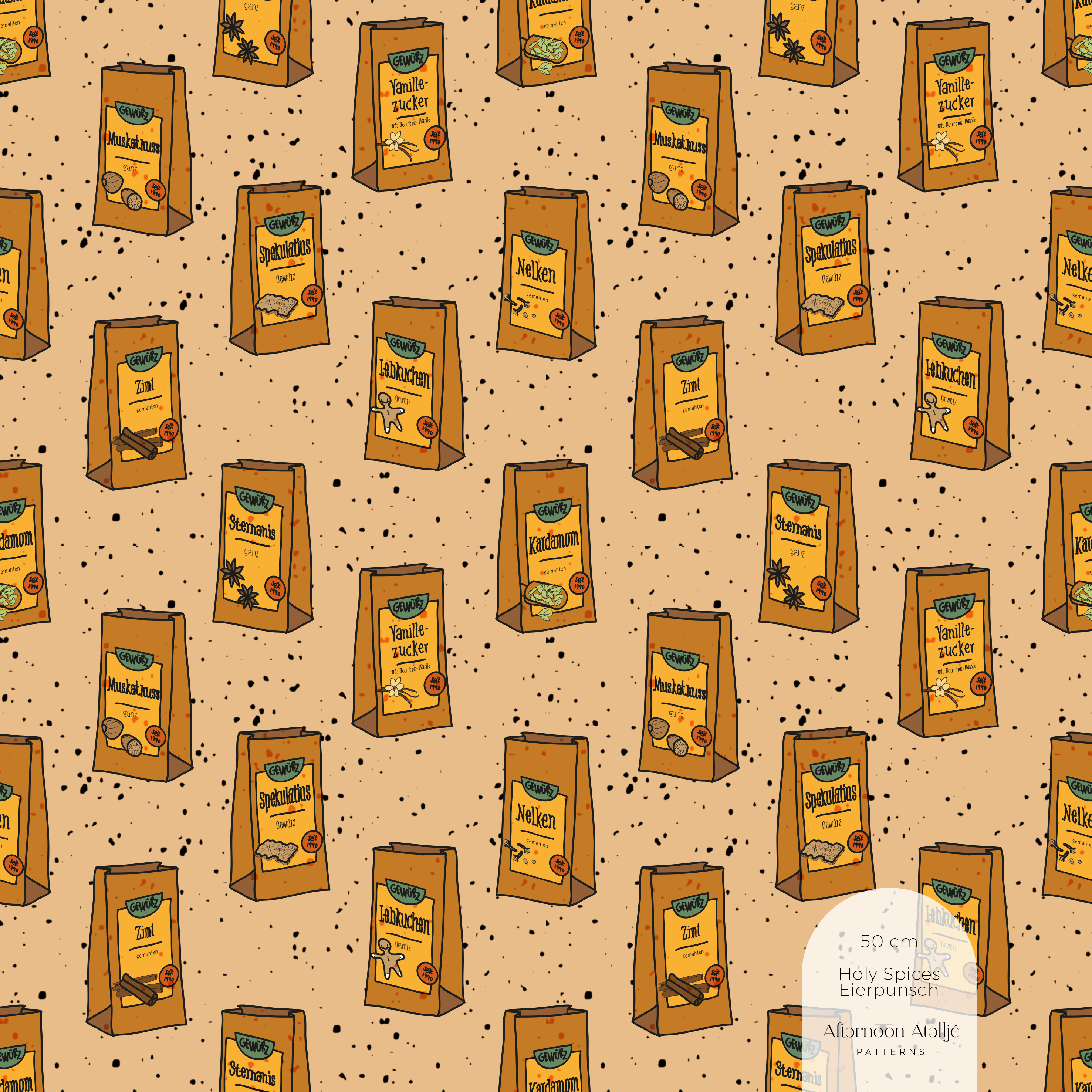 Bio Stoff - Holy Spices beige