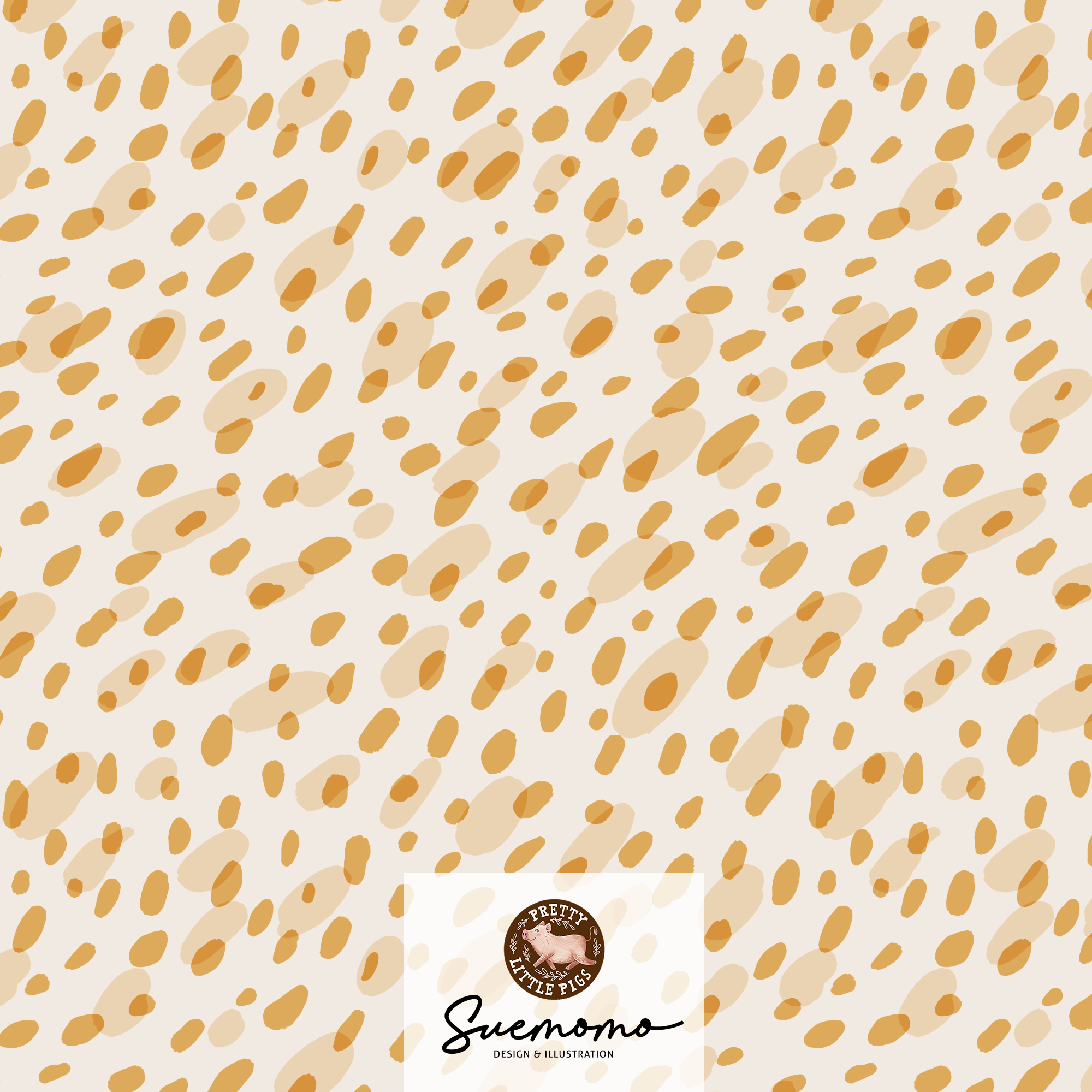 Cheetah Love Kombi caramel, Webware