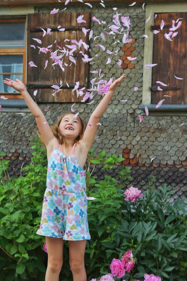 Organic fabric  -  Flowerdance