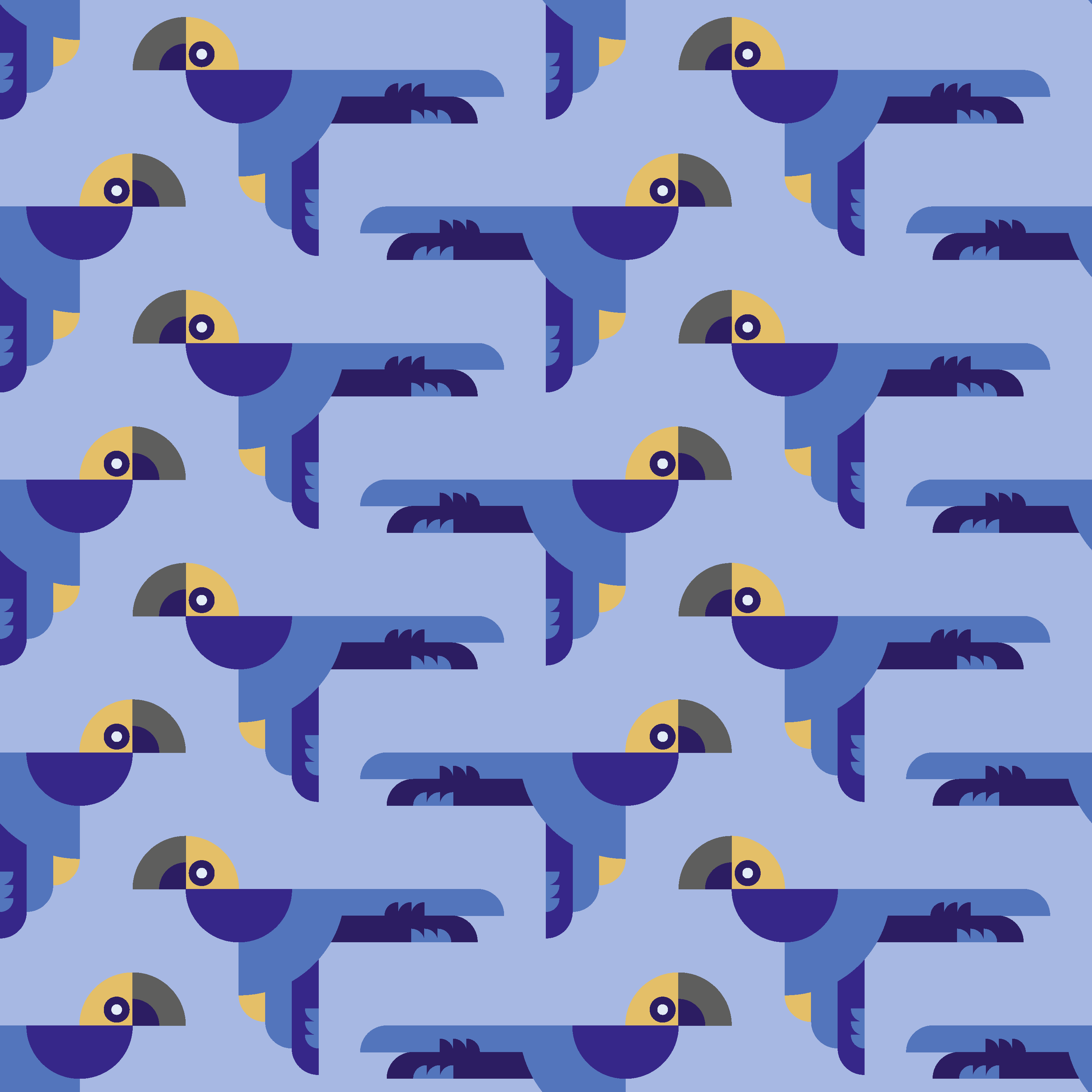 Bio Stoff - Geo Flight Papagei Ara fliegt