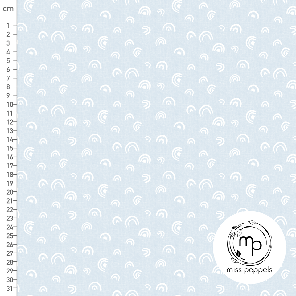 Bio Fabric - Small Arches Blue by misspeppels in blue
