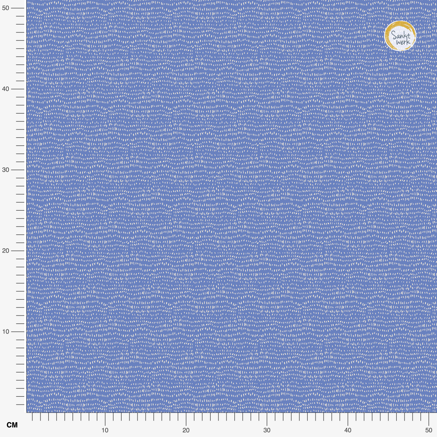 Organic fabric  -  Parrot Pattern sky blue