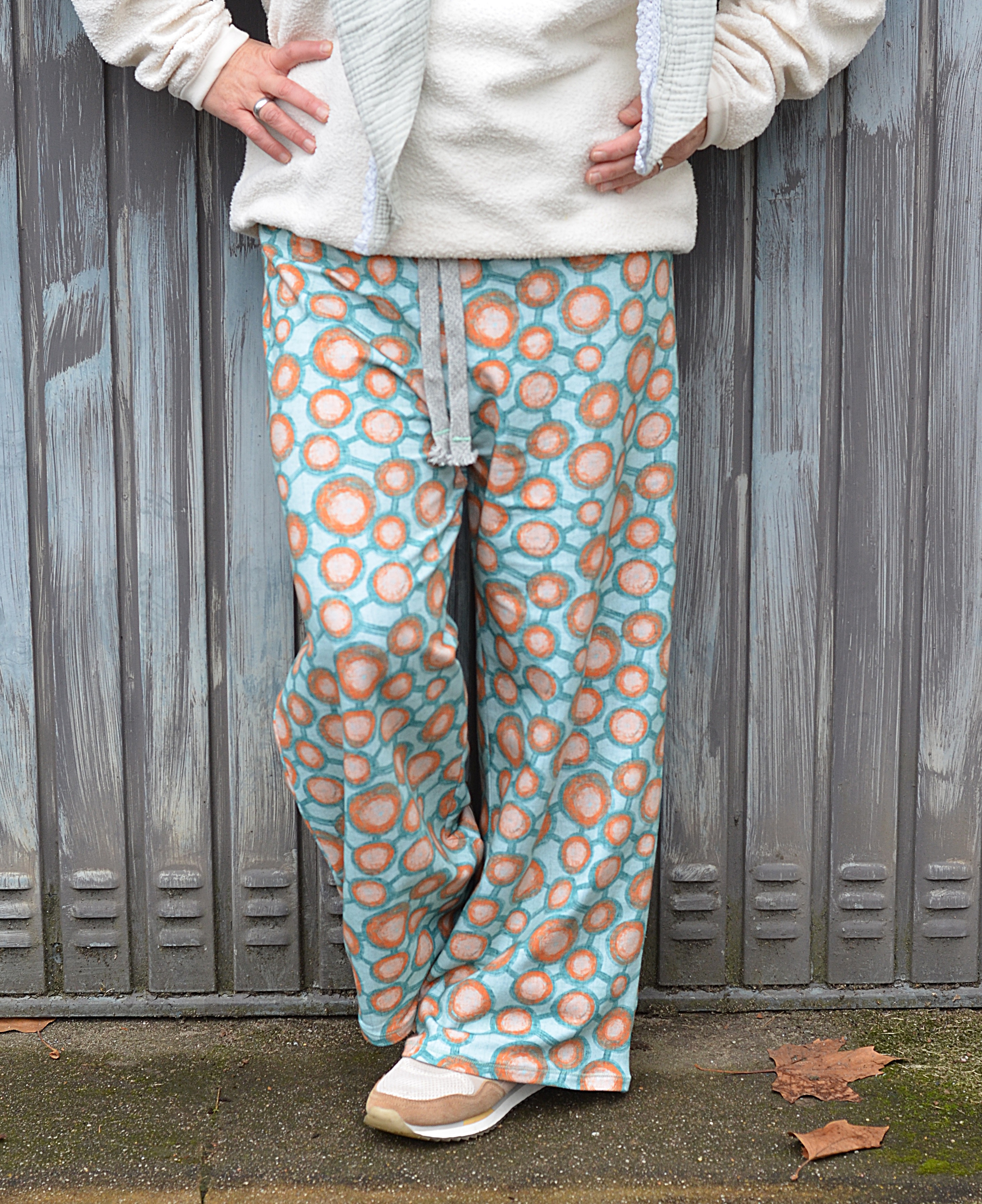 Bio Fabric - Dots large, cream 