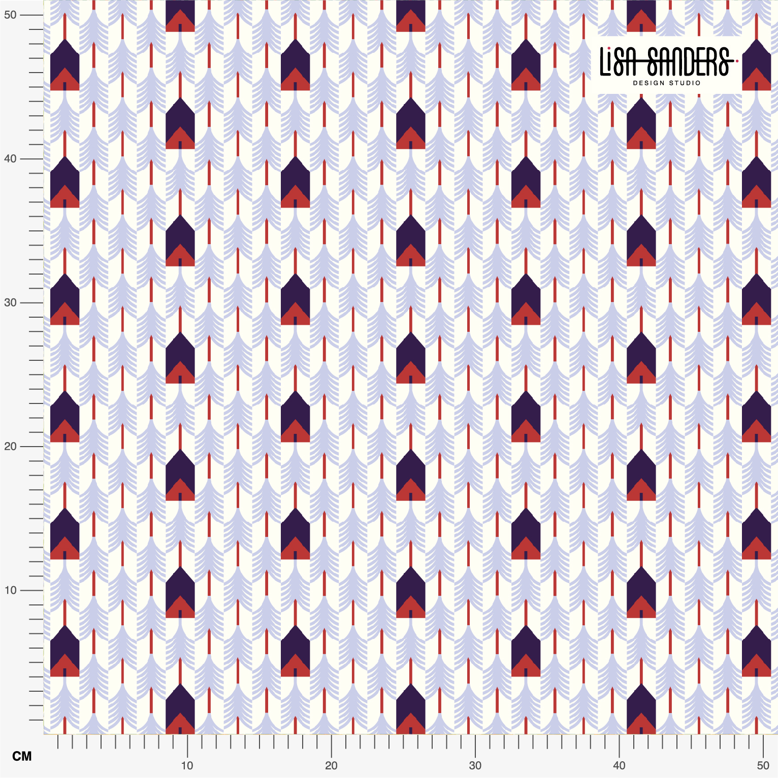 Bio Stoff  -  Mökki Winterzauber - Lisa Sanders