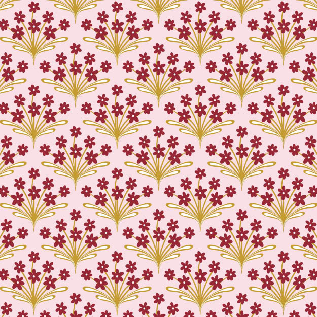 Bio Stoff - Blümchen rosa - misspeppels