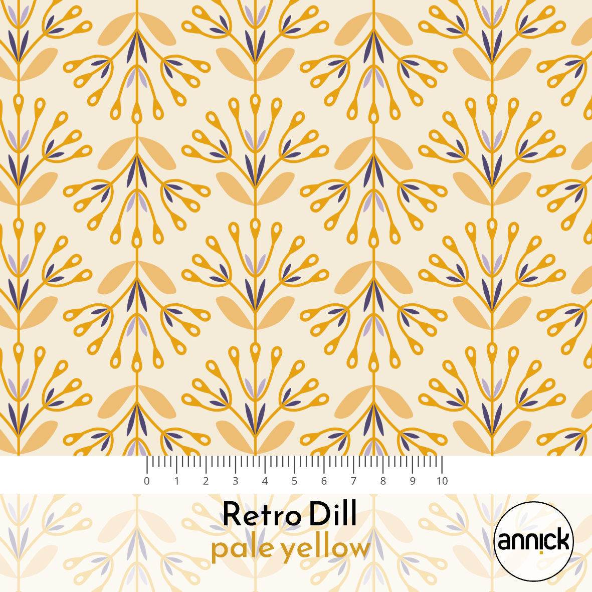 Bio Summersweat Stoff - Retro Dill pale yellow - Annick, Floral & Blumen, gelb, Breite 150 cm Bio Summersweat Stoff - Retro Dill pale yellow - Annick, Floral & Blumen, gelb, Breite 150 cm