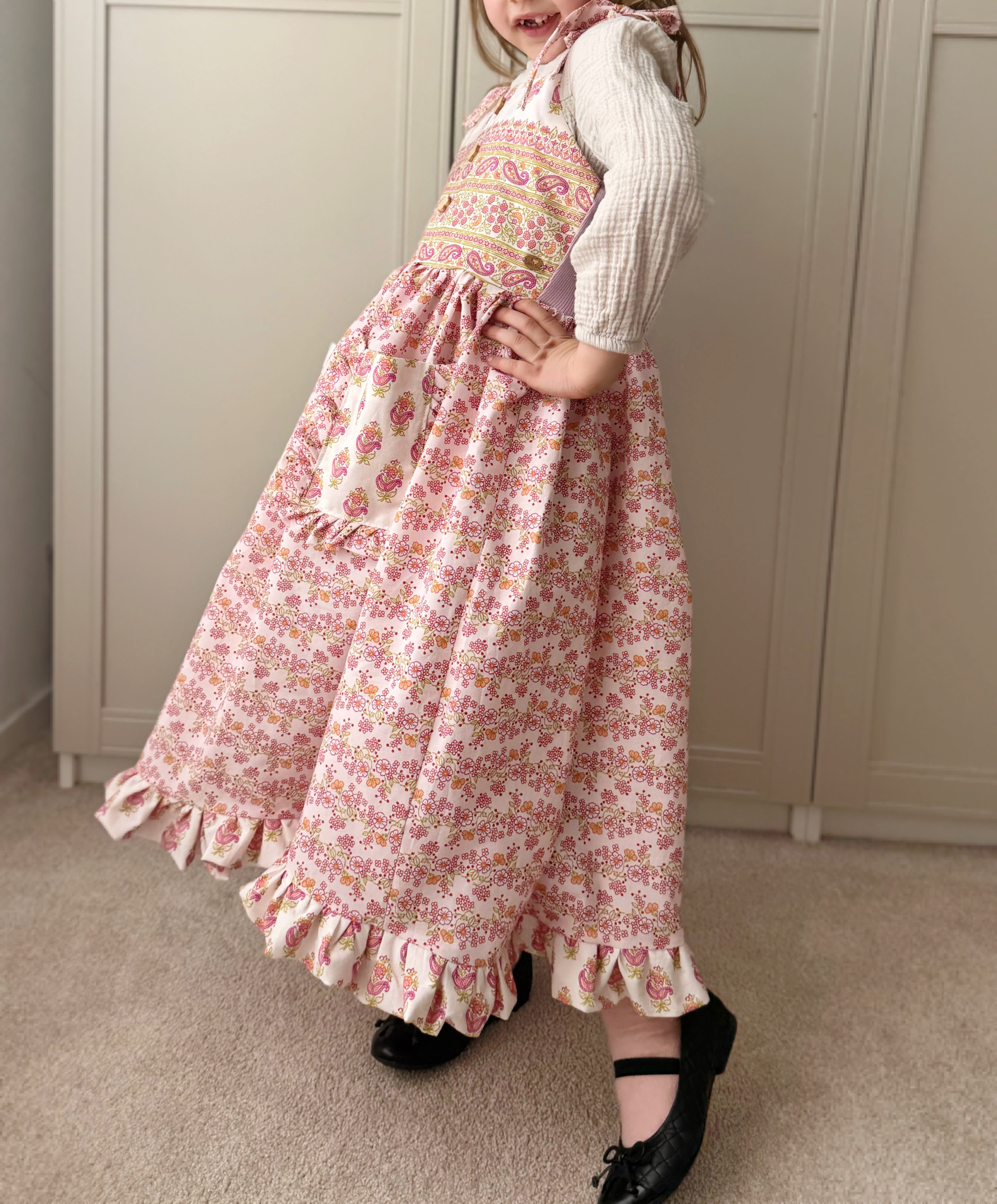 Organic fabric - Frühlingsfolklore Blümchen