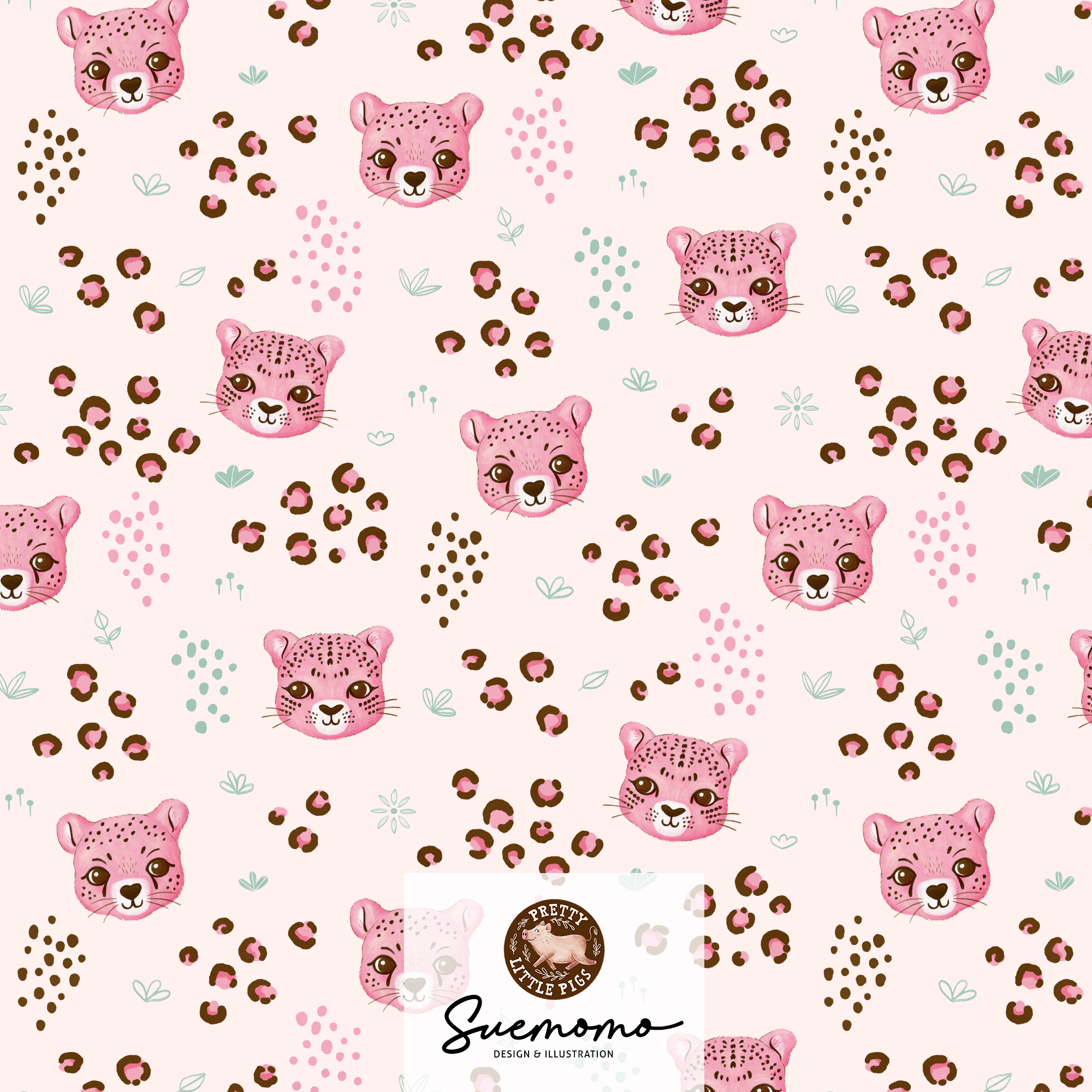 Cheetah Love pink creme, Webware