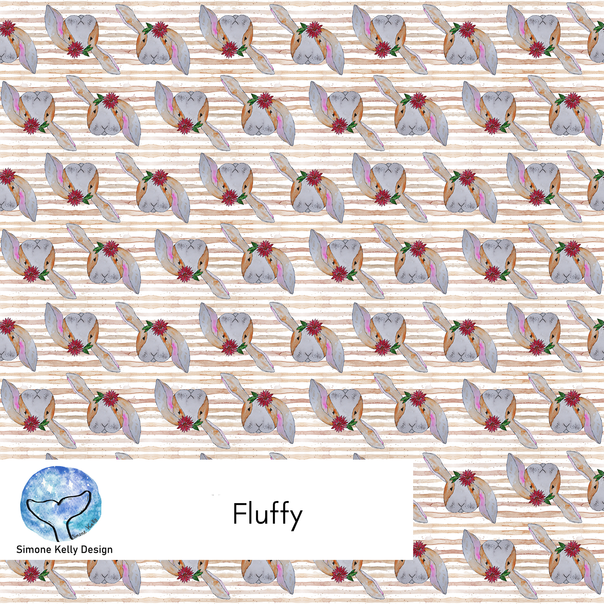 Bio Webware Stoff - Fluffy - SimoneKelly, Tiere, Ostern, bunt, 100% Bio-Baumwolle Bio Webware Stoff - Fluffy - SimoneKelly, Tiere, Ostern, bunt, 100% Bio-Baumwolle