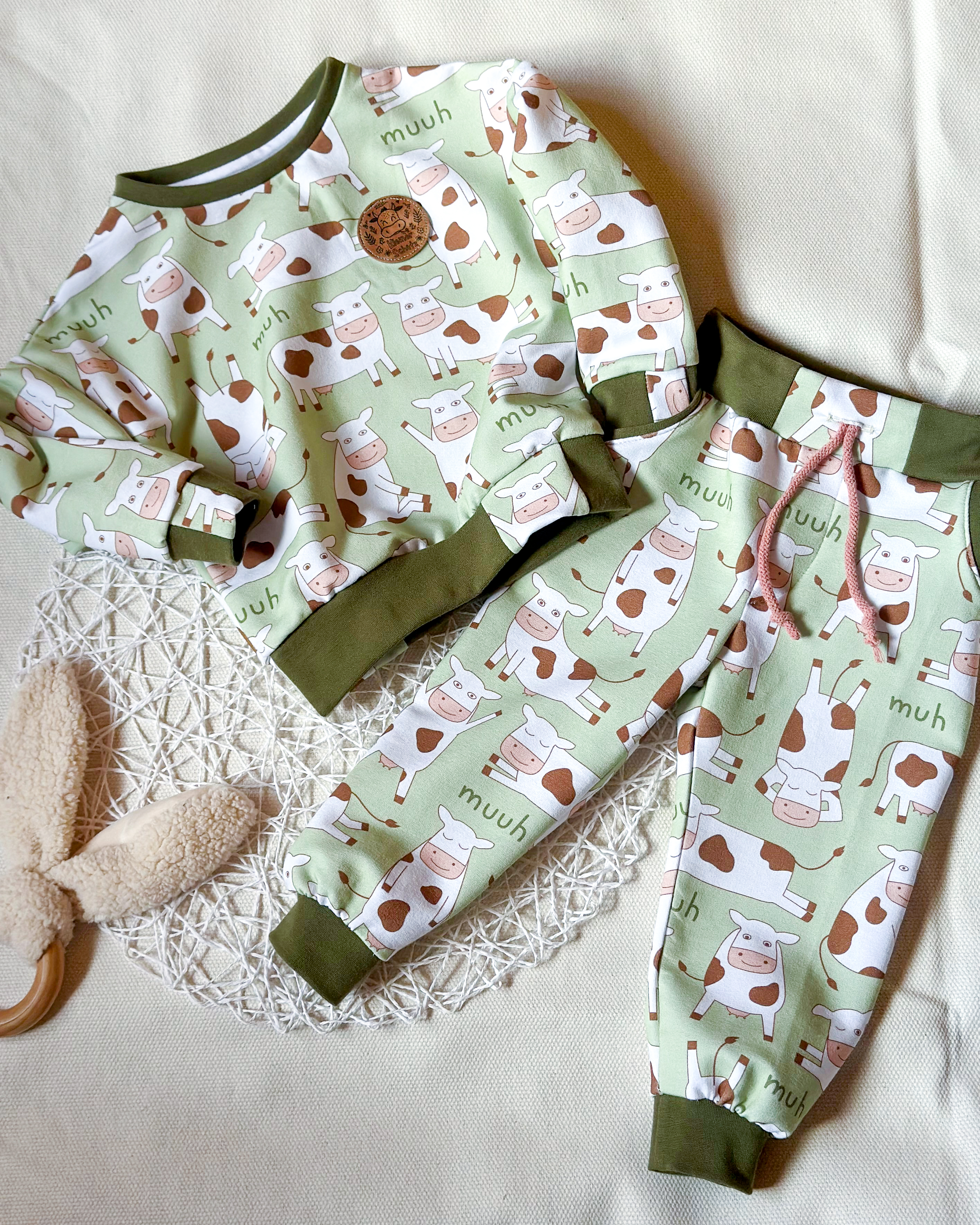 Organic fabric - Die Kuh macht Muh