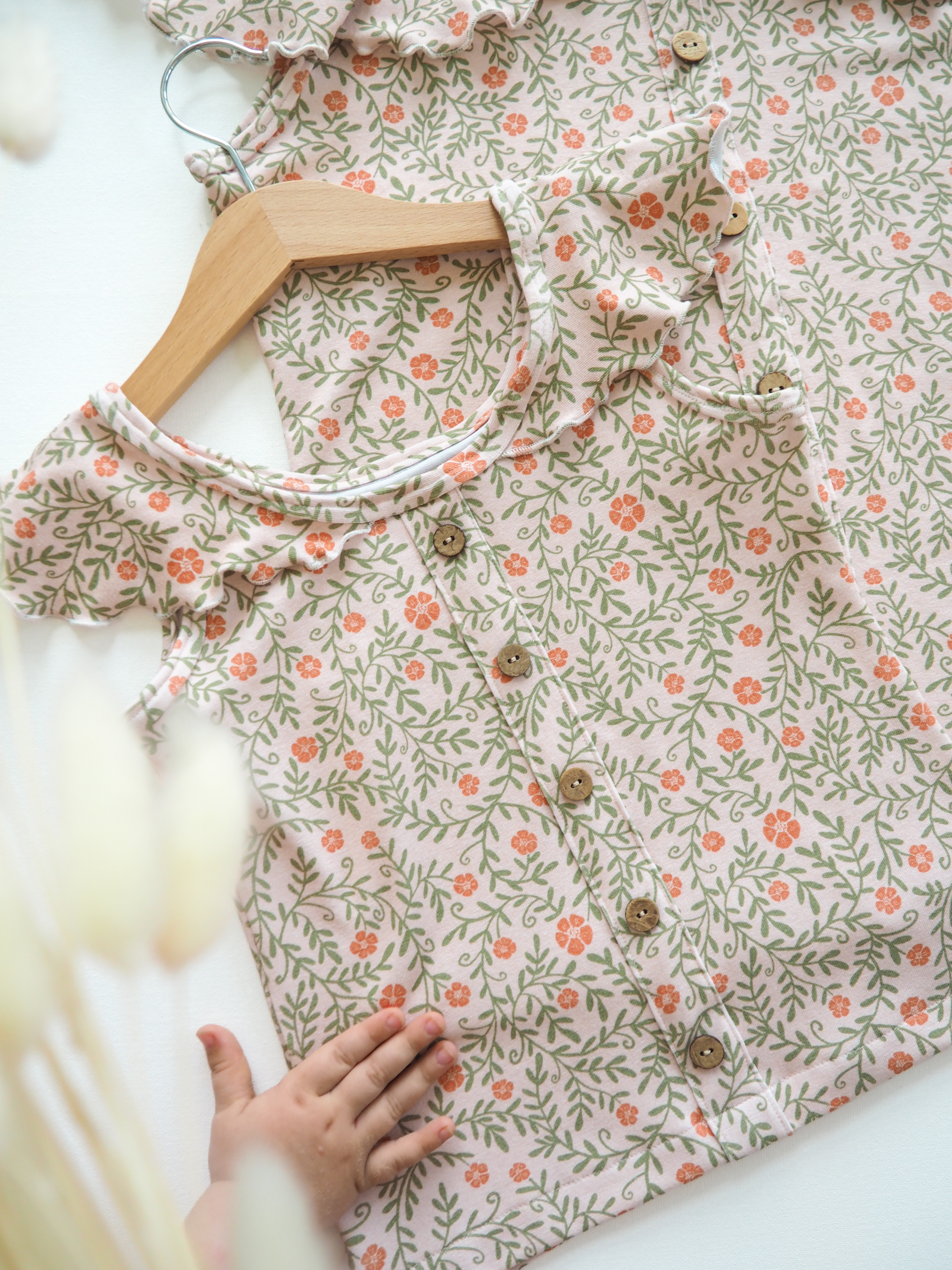 Organic fabric - Fleuron