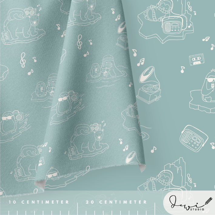 Bio Stoff - Eisblau Melodien 