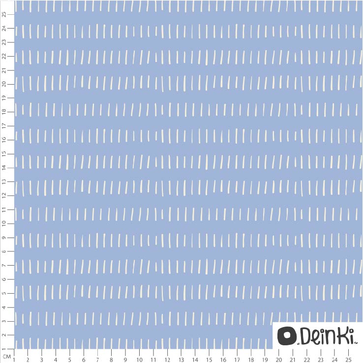 Bio Webware Stoff - Osterwiese Grässer Striche - Deinki, blau, Punkte, 100% Bio-Baumwolle Bio Webware Stoff - Osterwiese Grässer Striche - Deinki, blau, Punkte, 100% Bio-Baumwolle