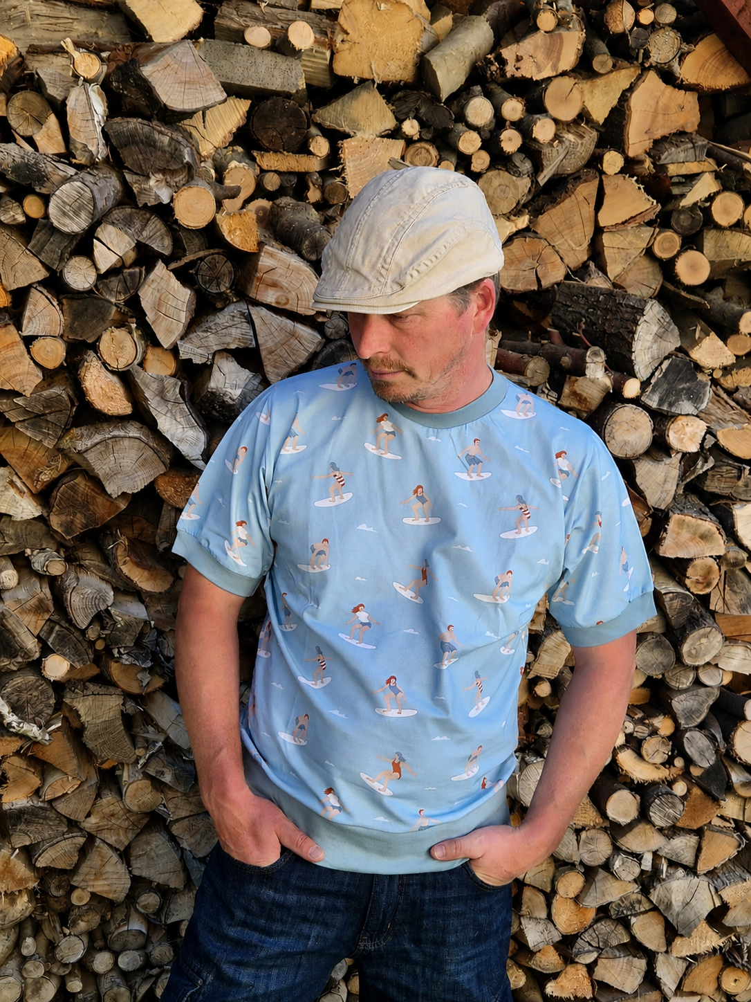 Bio Stoff  - Surfer hellblau
