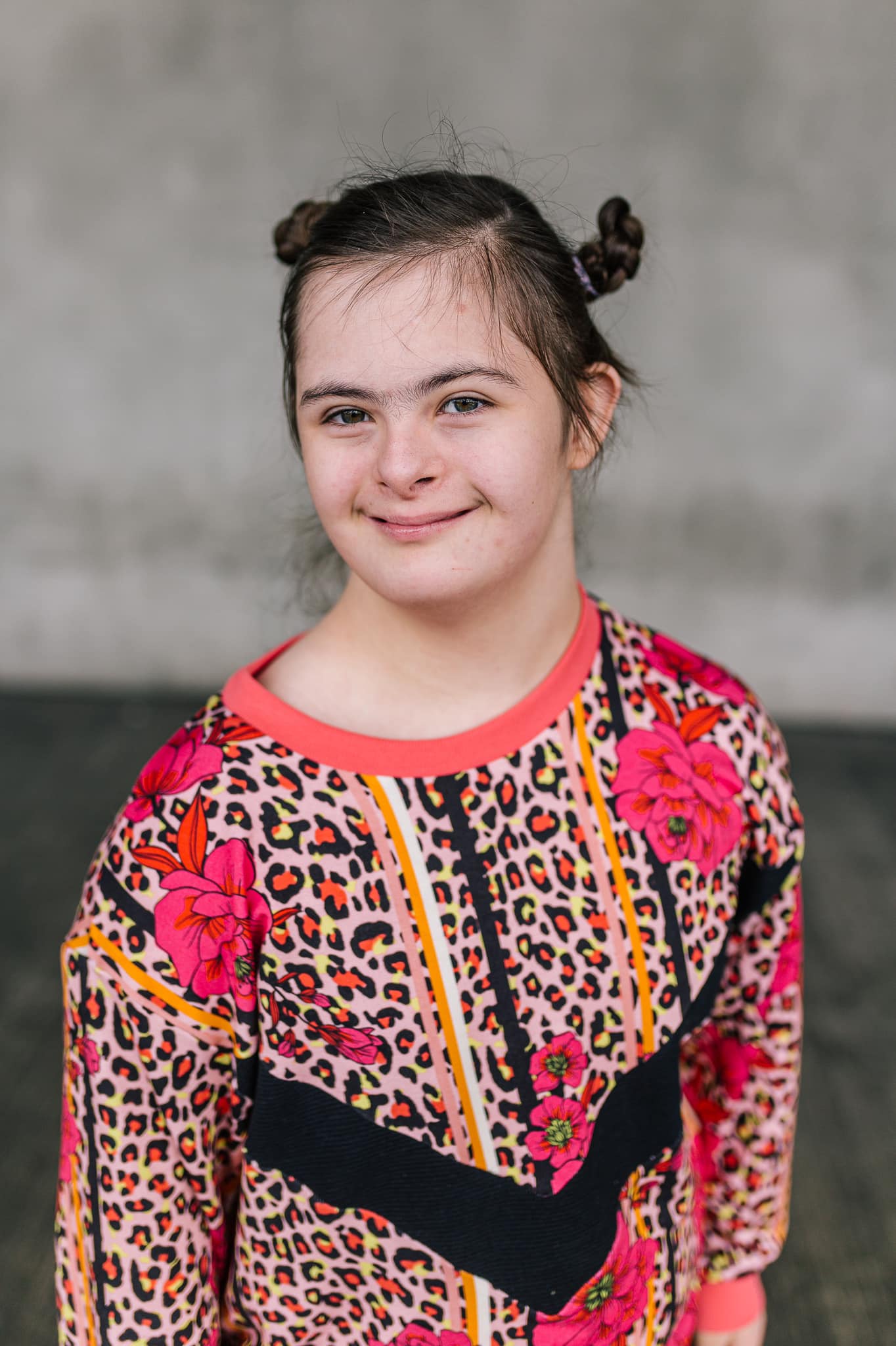 Organic fabric  -  LeoFlower yellow