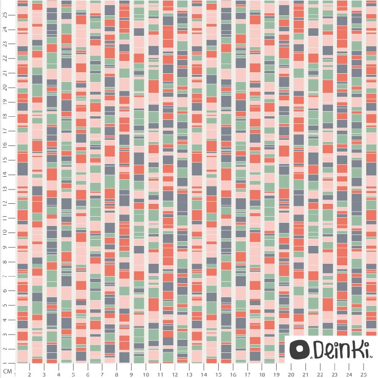 Bio Stoff  -  Farbstücke  - Deinki, bunt