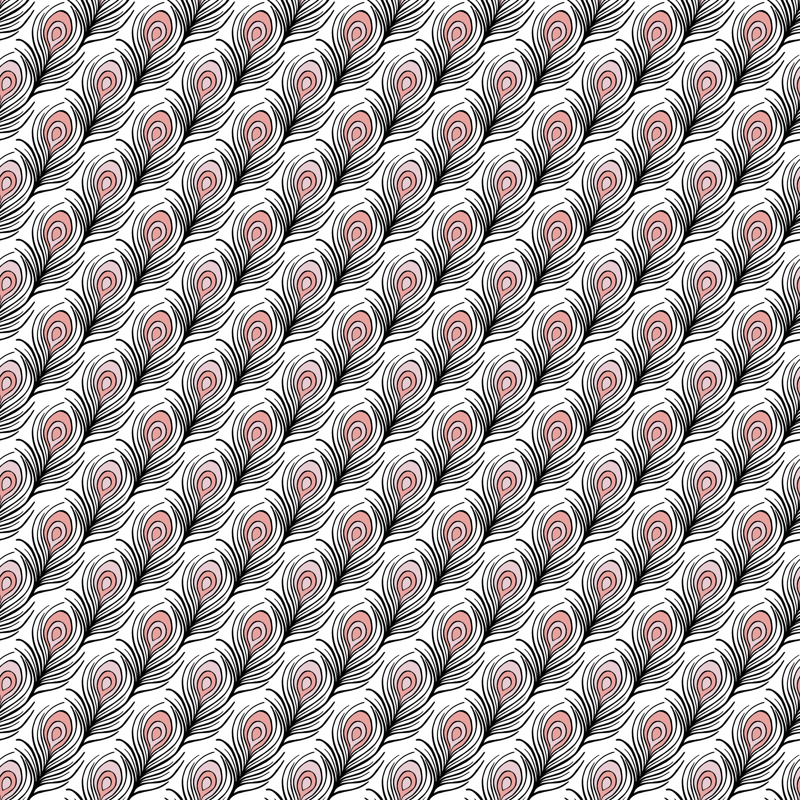 Bio Stoff - Federn Schwarz Rose Small von misspeppels in schwarz