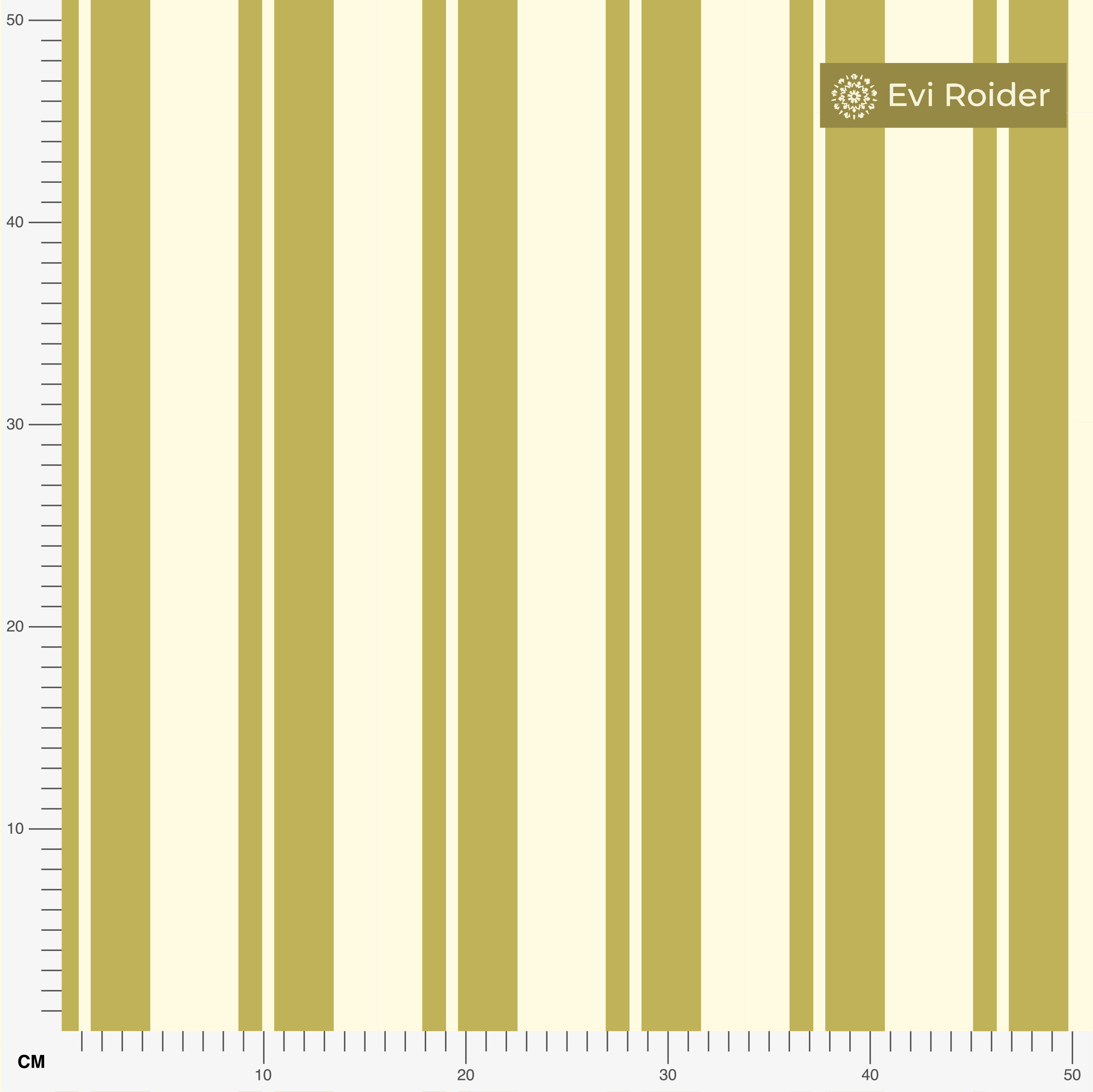 Organic fabric - Streifen Sommerwiese green