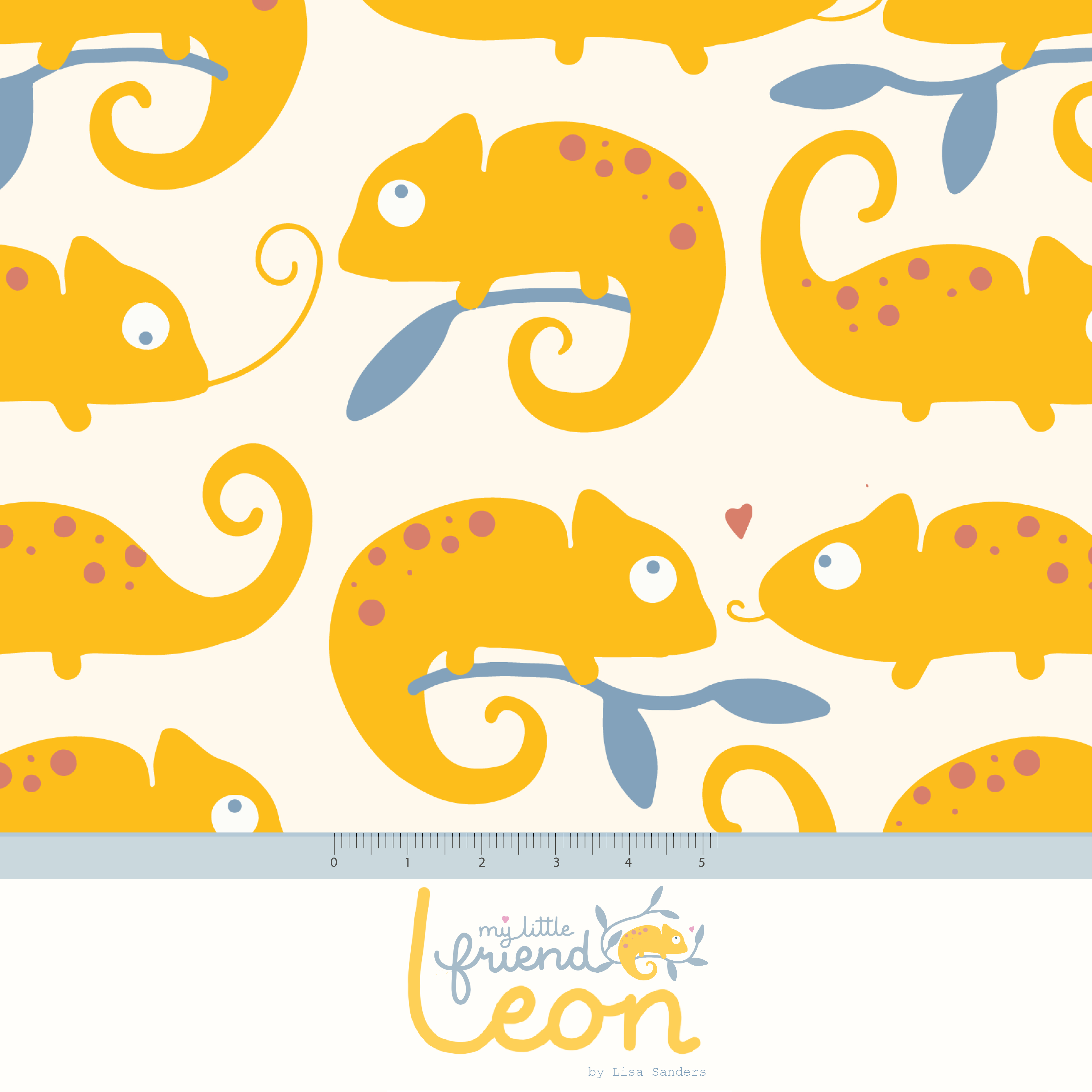 Bio Stoff  -  Leon my Little Friend gelb