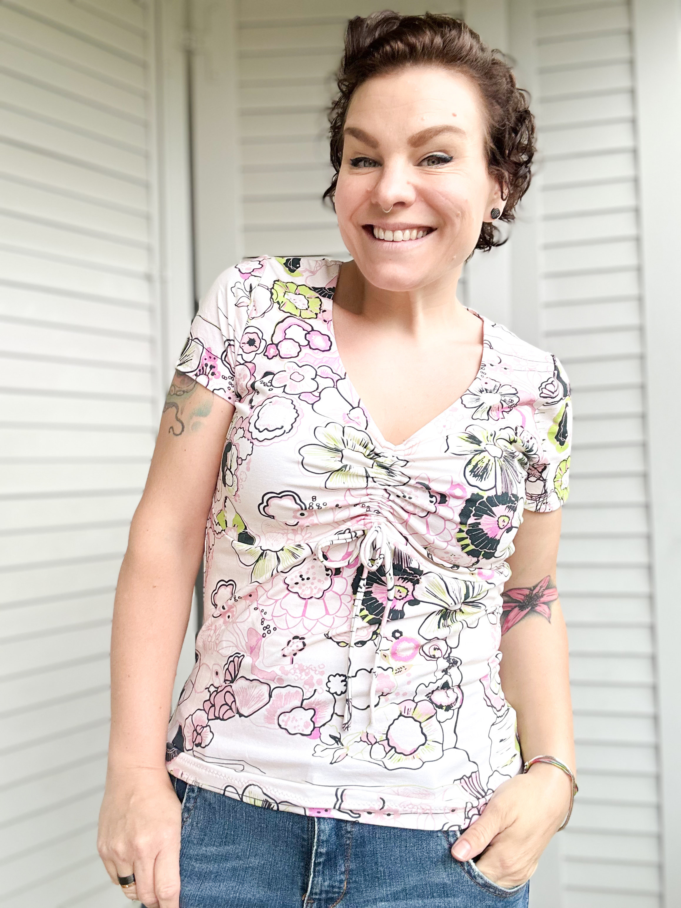 Organic fabric  - Blumenmeer