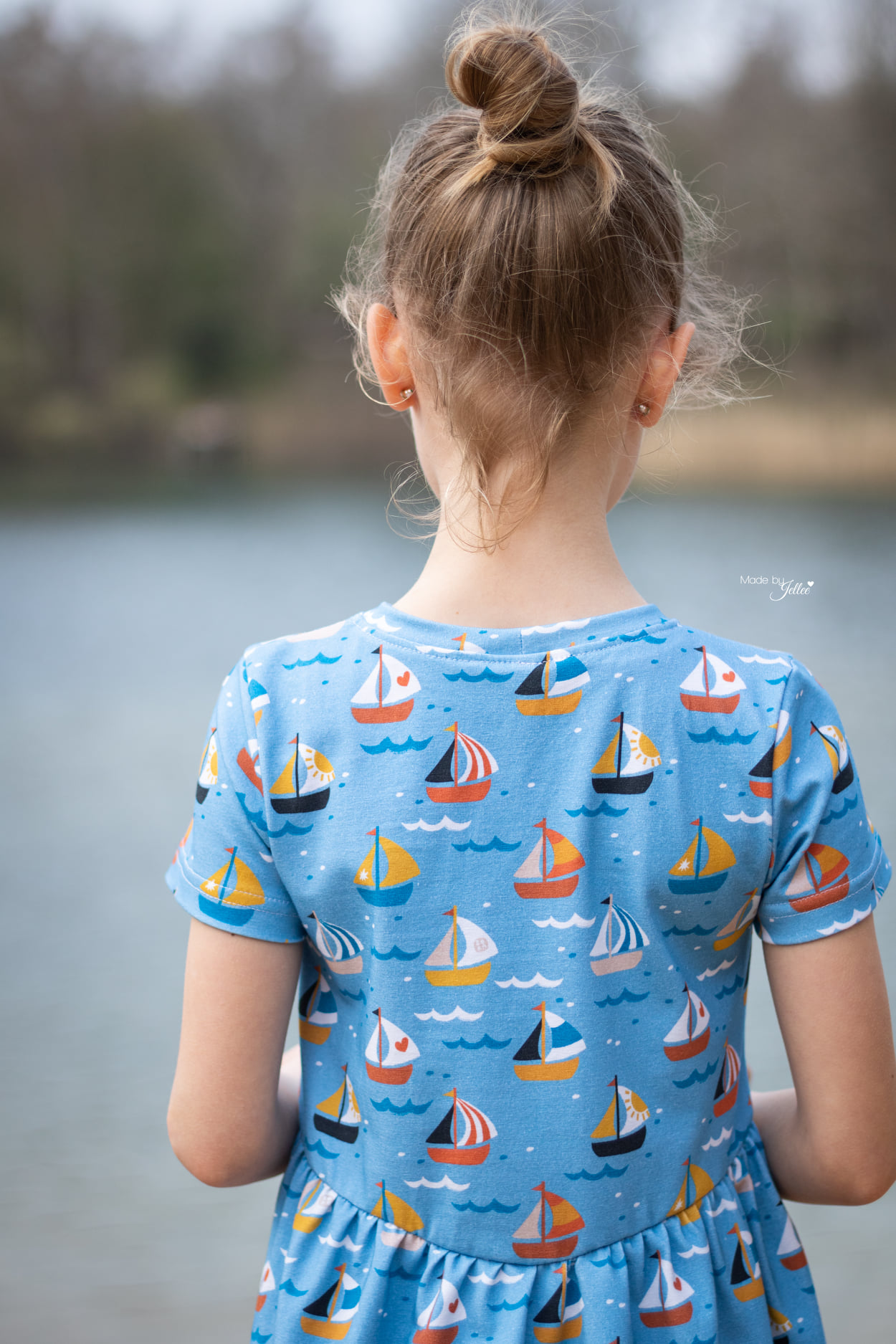 Bio Webware Stoff  -  Sailing Boats  - Bora, blau, bunt, Sommer, Maritim, 100% Bio-Baumwolle