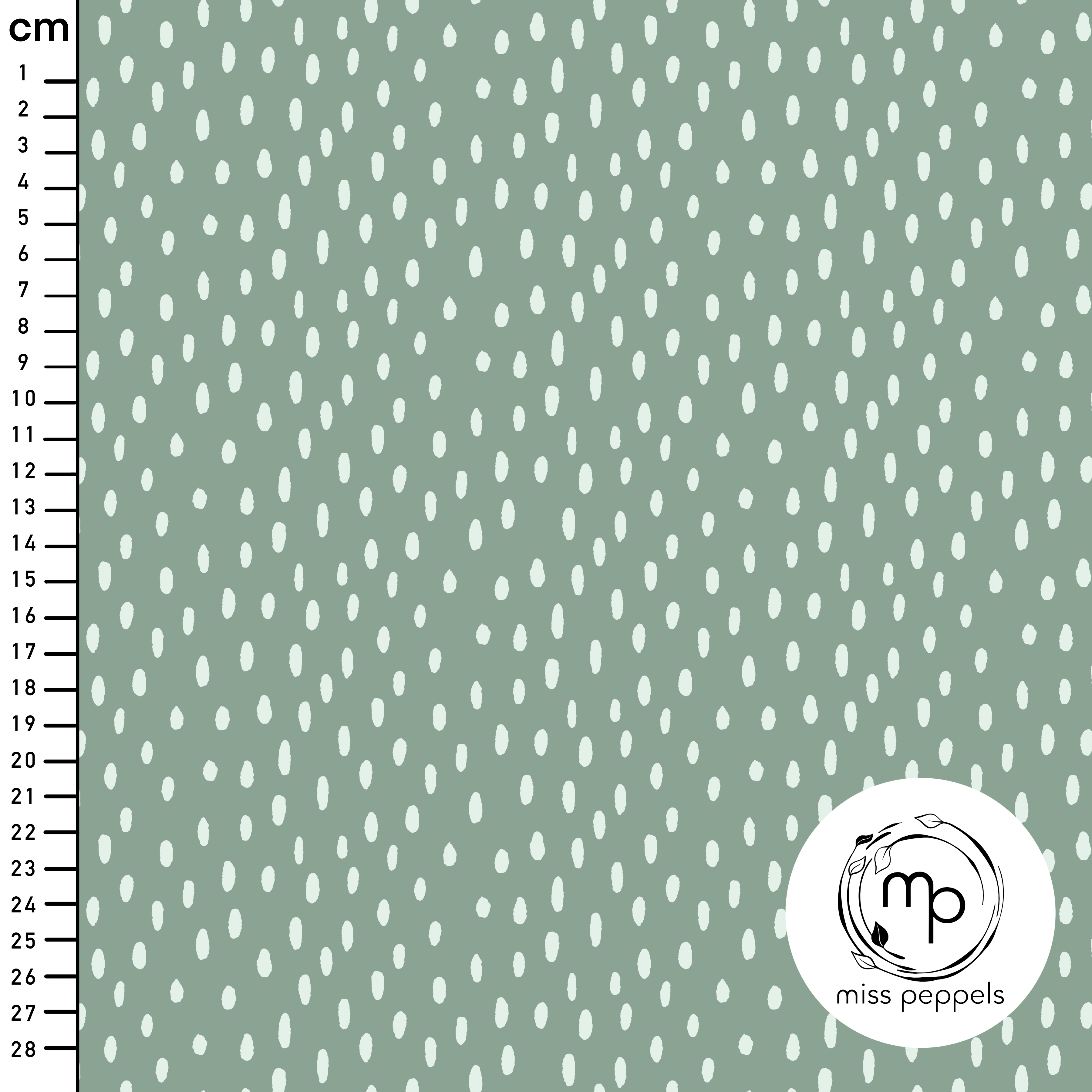 Bio Stoff - Sprinkel1 von misspeppels in mint