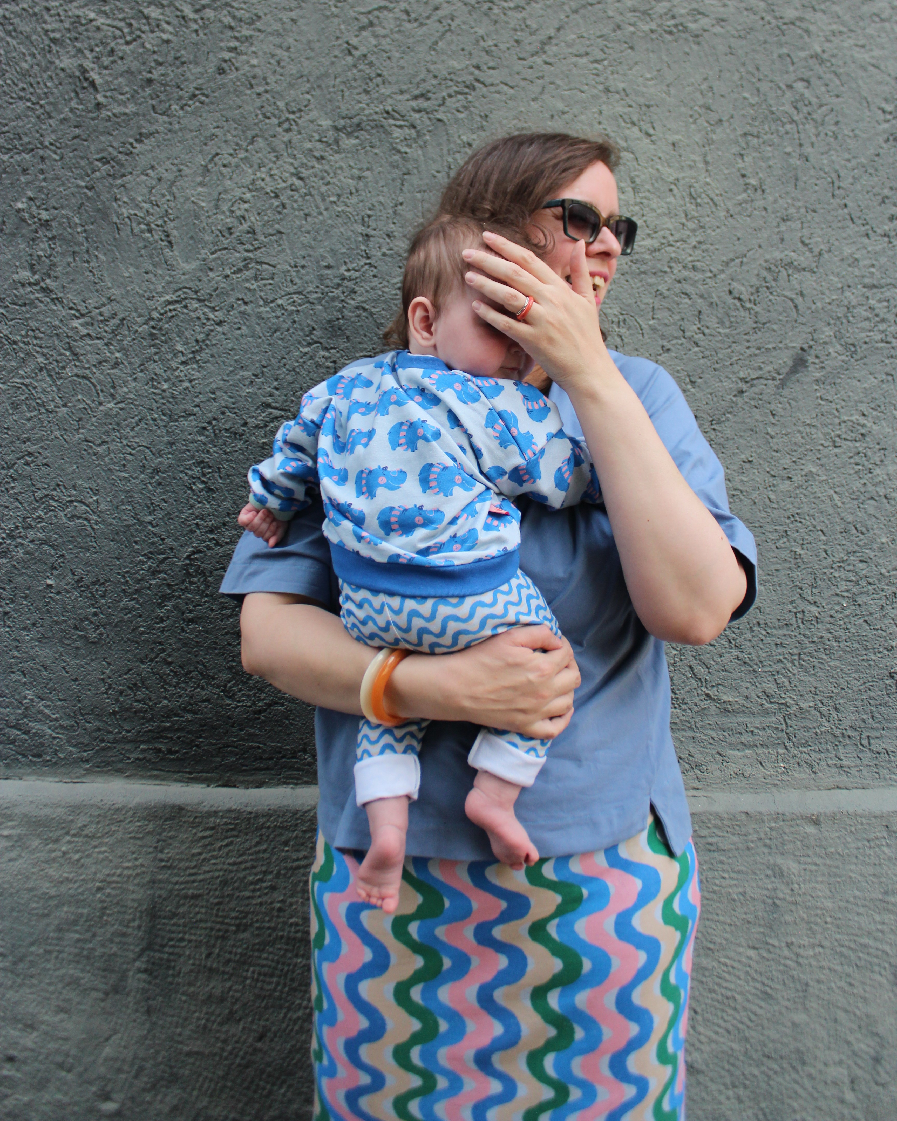 Organic fabric  - Sunny Wiggles