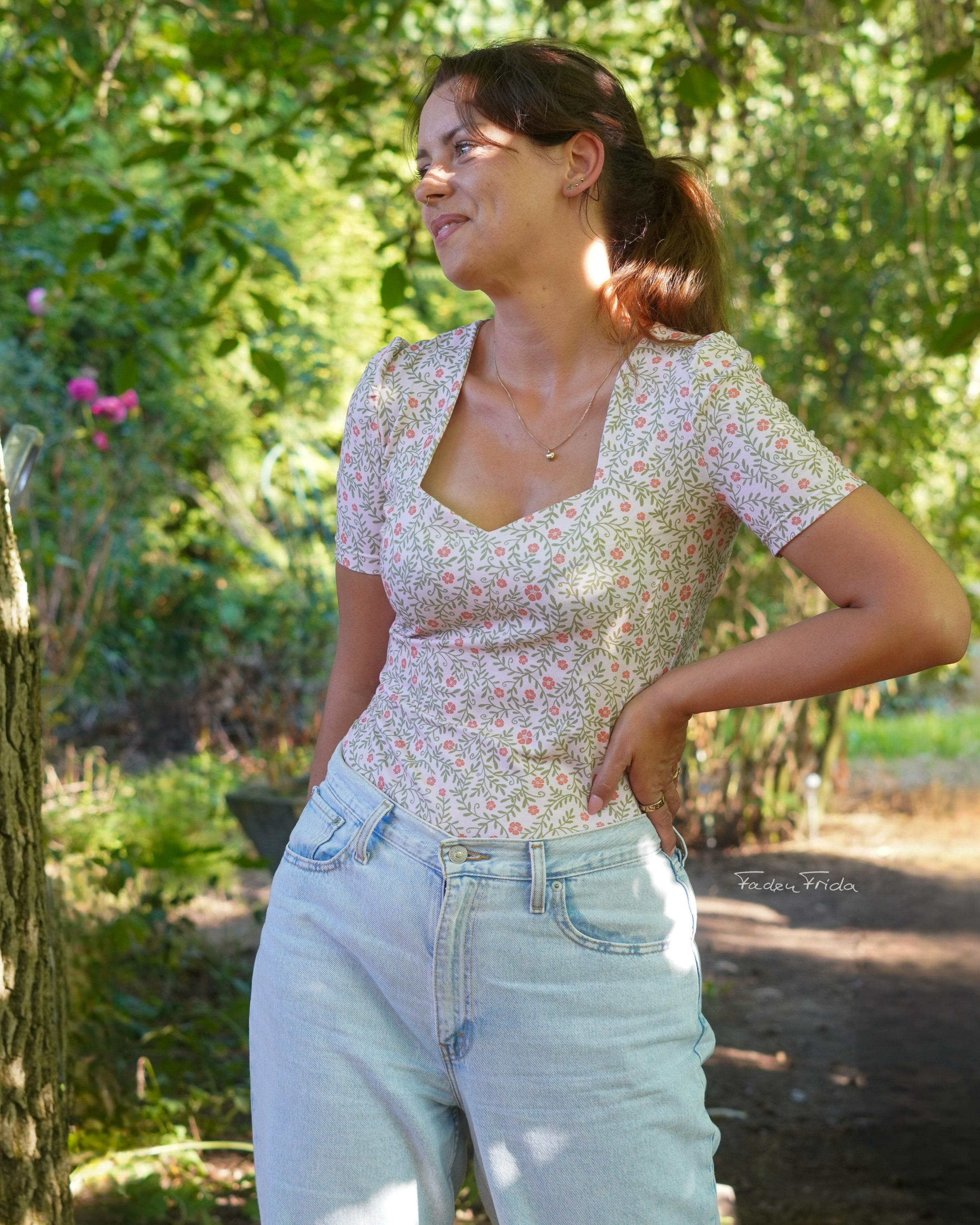 Organic fabric - Fleuron