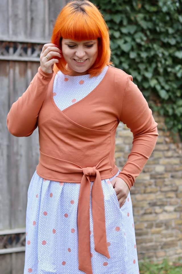 Bio Webware Stoff - Waffle Dots caramel - etvoila, weiß, Punkte, 100% Bio-Baumwolle Bio Webware Stoff - Waffle Dots caramel - etvoila, weiß, Punkte, 100% Bio-Baumwolle
