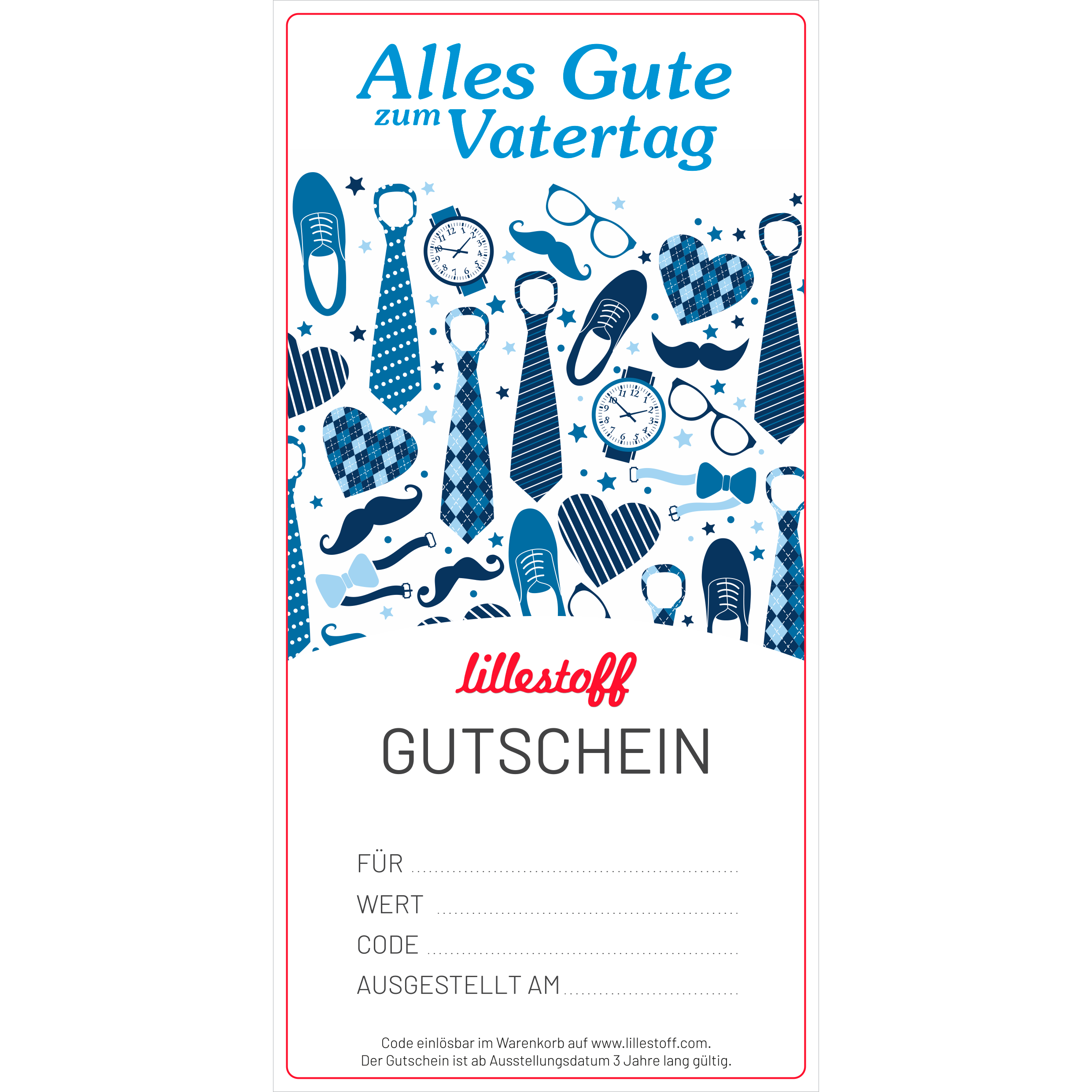 Geschenkgutschein Vatertag (Download)