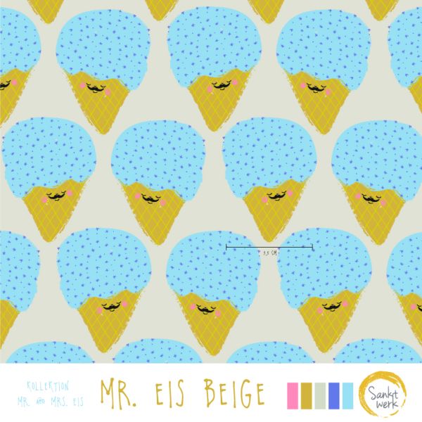 Bio Stoff  -  Mr. Eis  - Sanktwerk, Essen, Sommer, beige