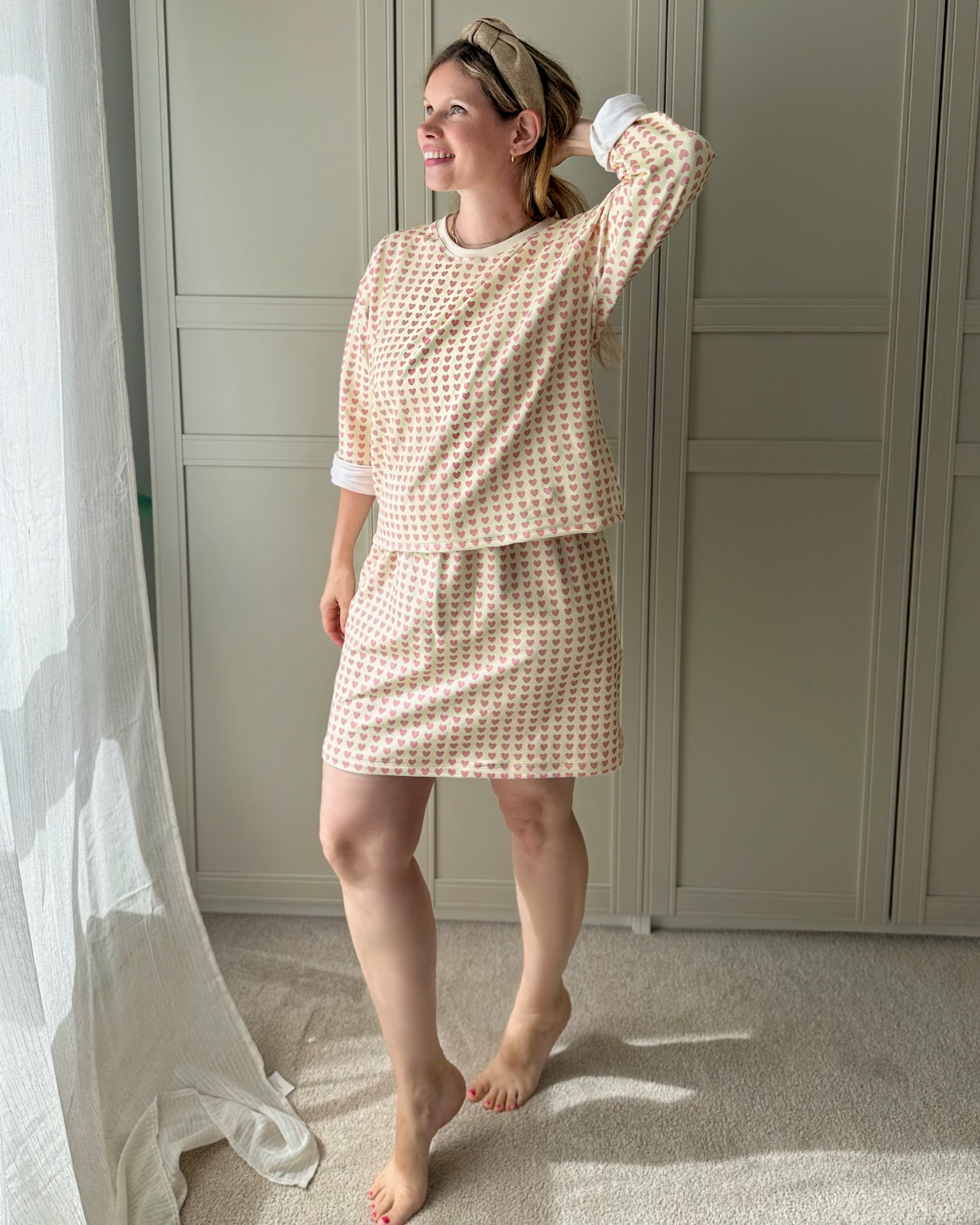Organic fabric - Lieselotte Kombiherzen