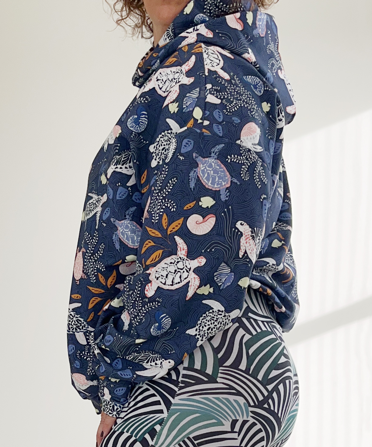 Bio Stoff  - Underwater Fantasy Sea Turtles Mint - Annick, mint, Maritim, Tiere