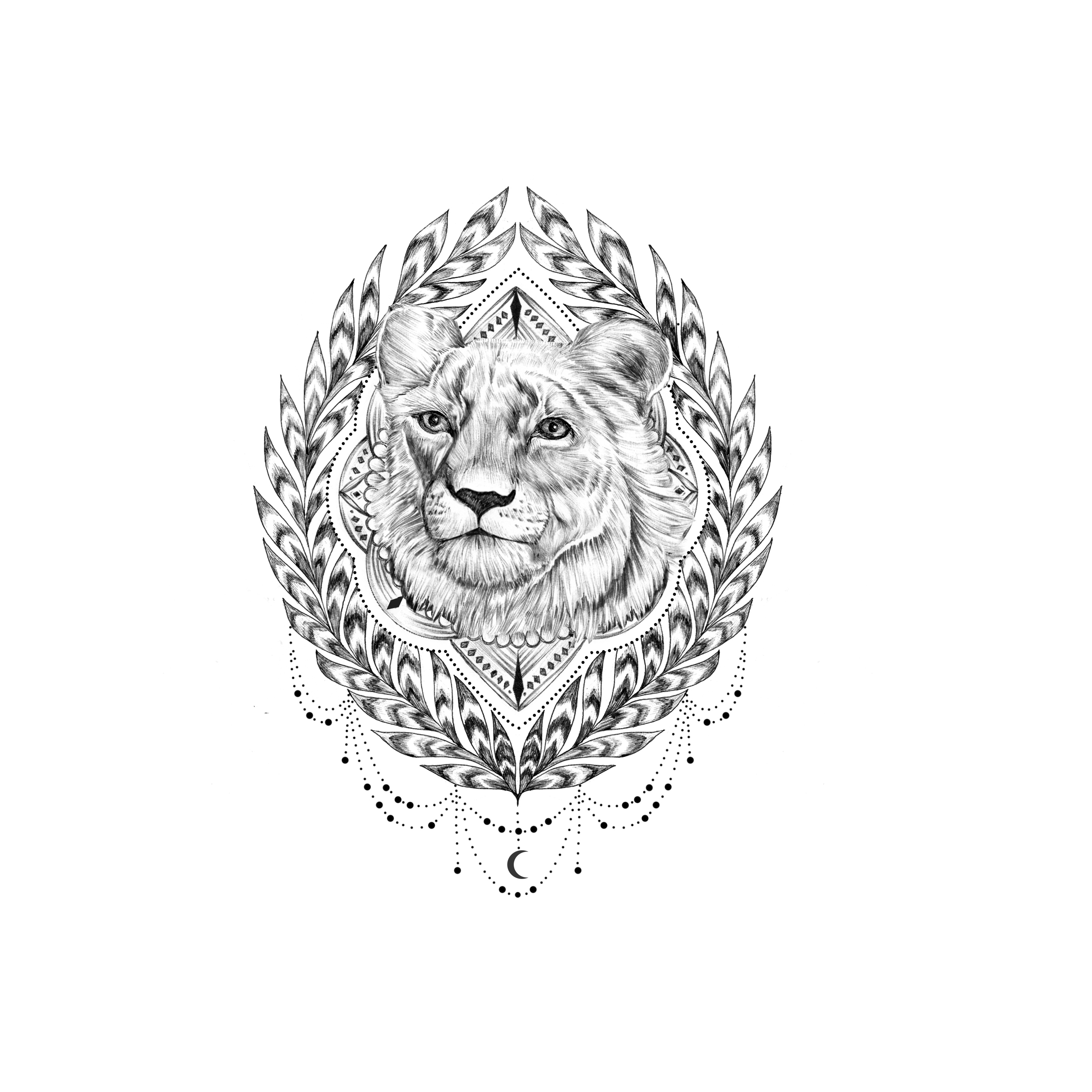 Lioness Panel weiß, Webware