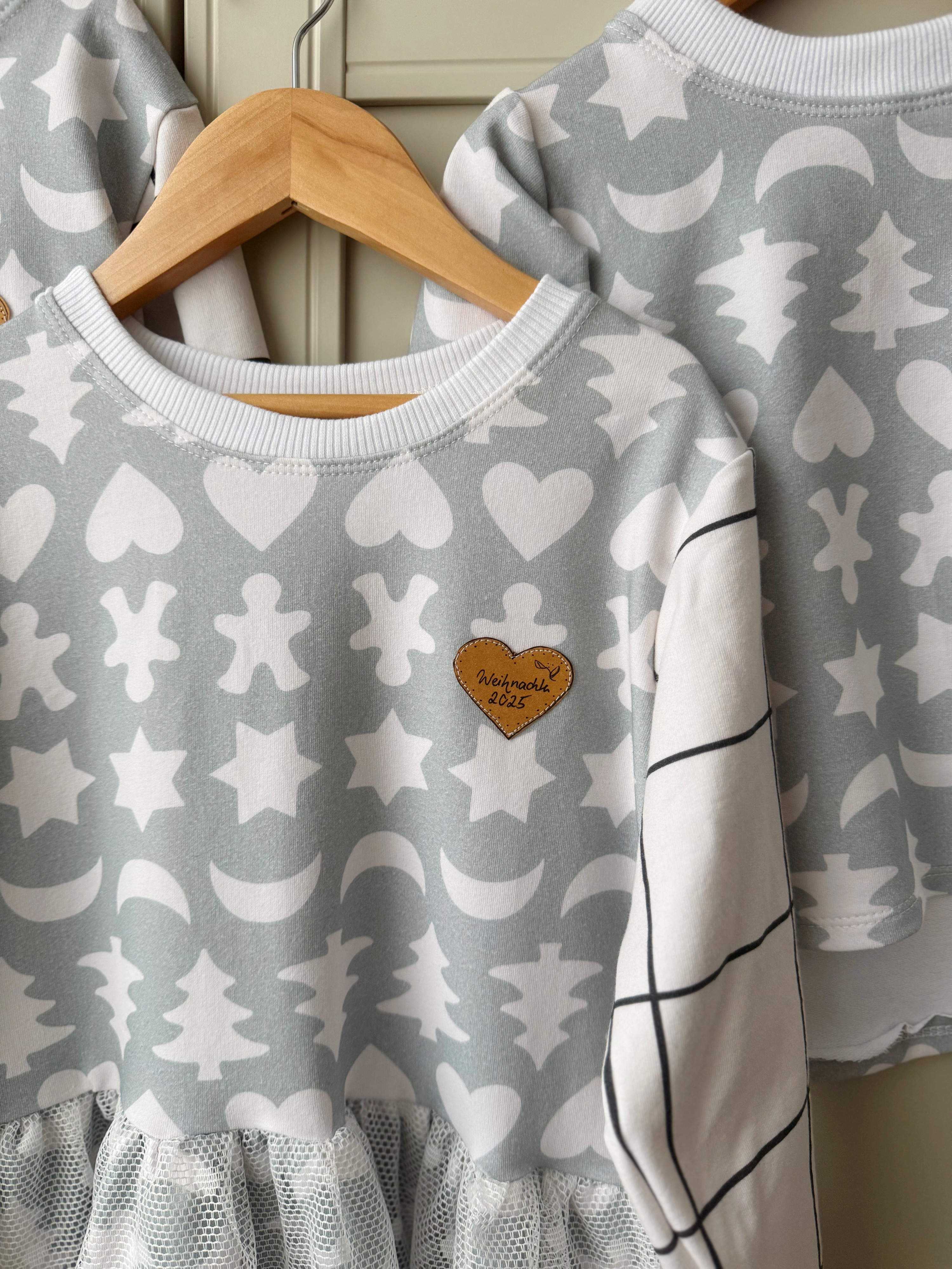 Bio Stoff - Ausstechformen dunkelbraun, beige