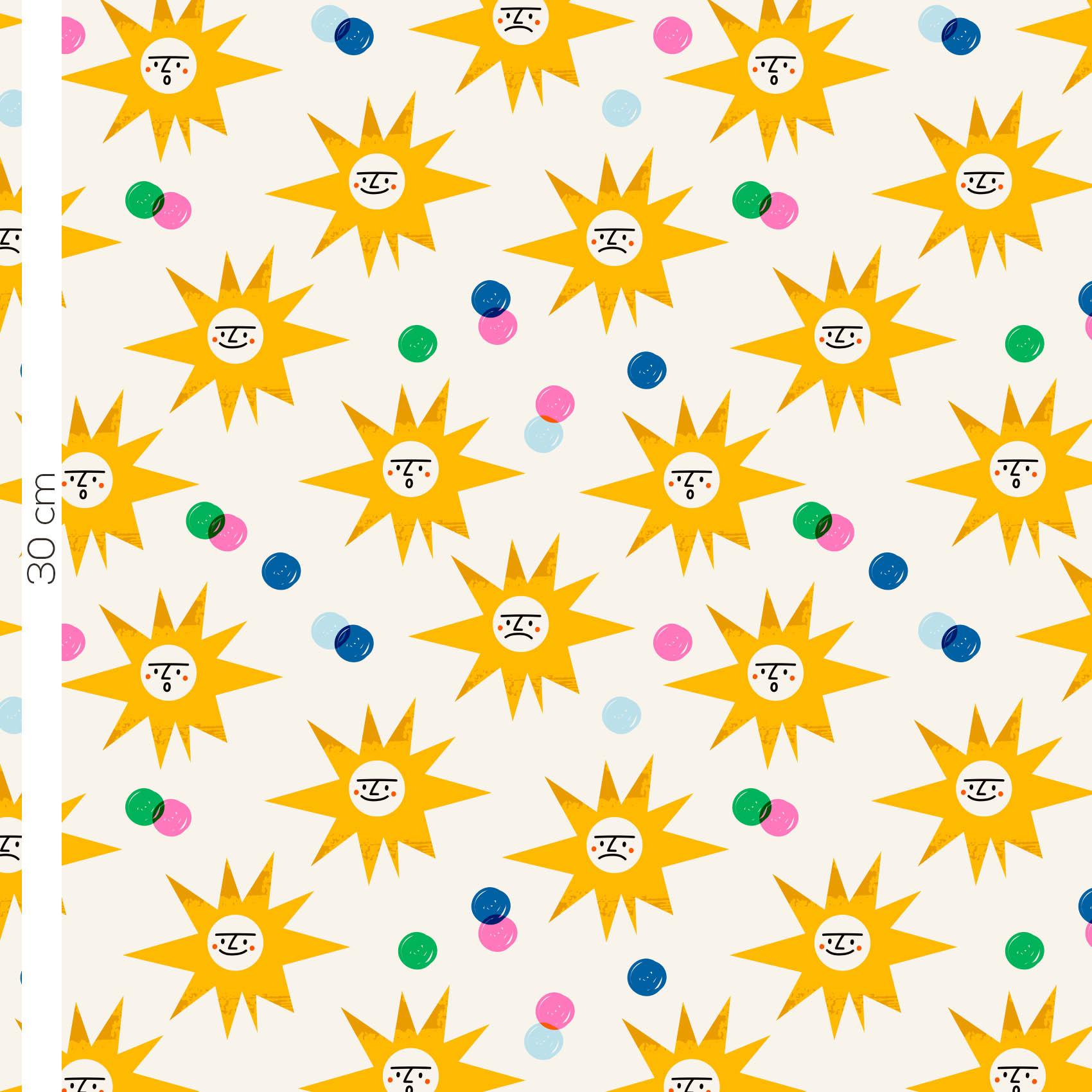 Bio Webware Stoff - Funny - LilleSelection, gelb, Frühling, Sommer, bunt, 100% Bio-Baumwolle Bio Webware Stoff - Funny - LilleSelection, gelb, Frühling, Sommer, bunt, 100% Bio-Baumwolle