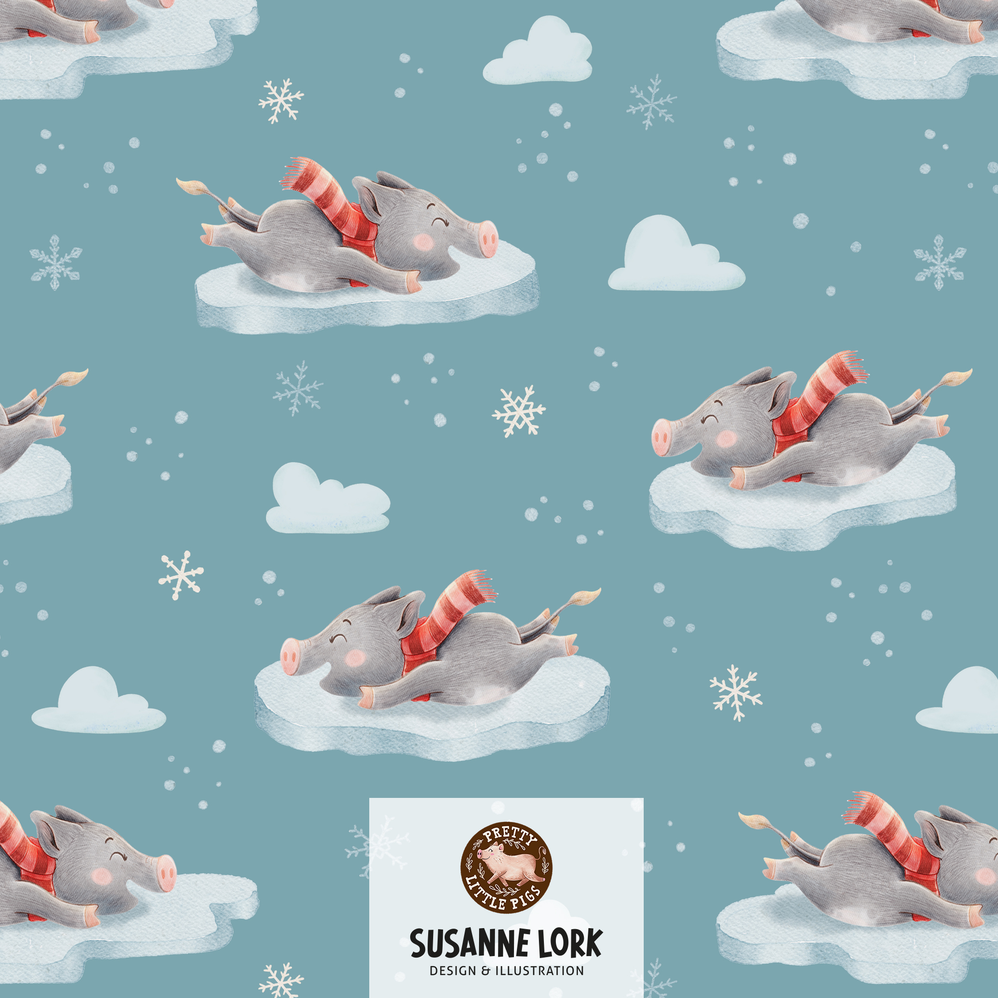 Bio Fabric - Ice Fun blue